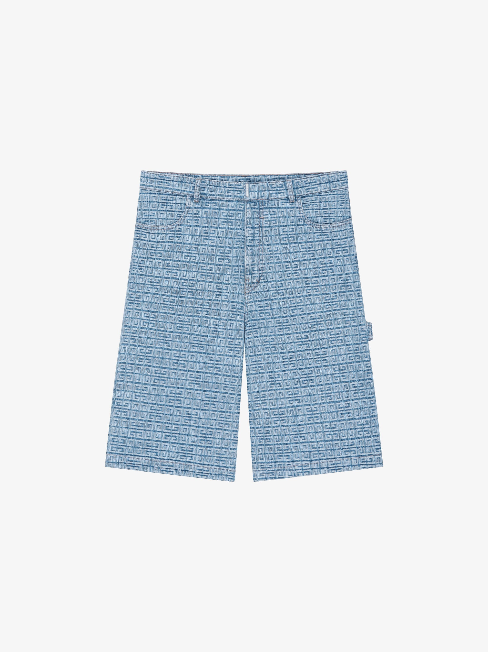 BIG 4G JACQUARD DENIM LIGHT BLUE