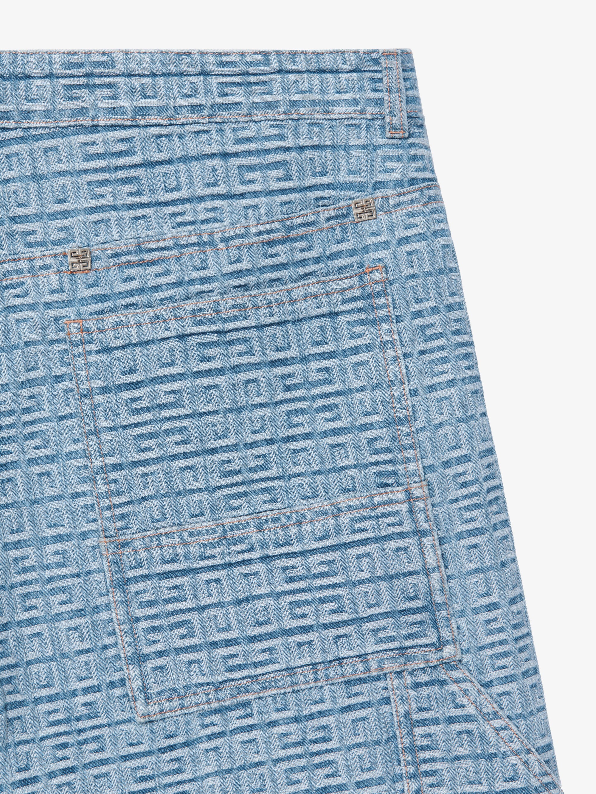 BIG 4G JACQUARD DENIM LIGHT BLUE