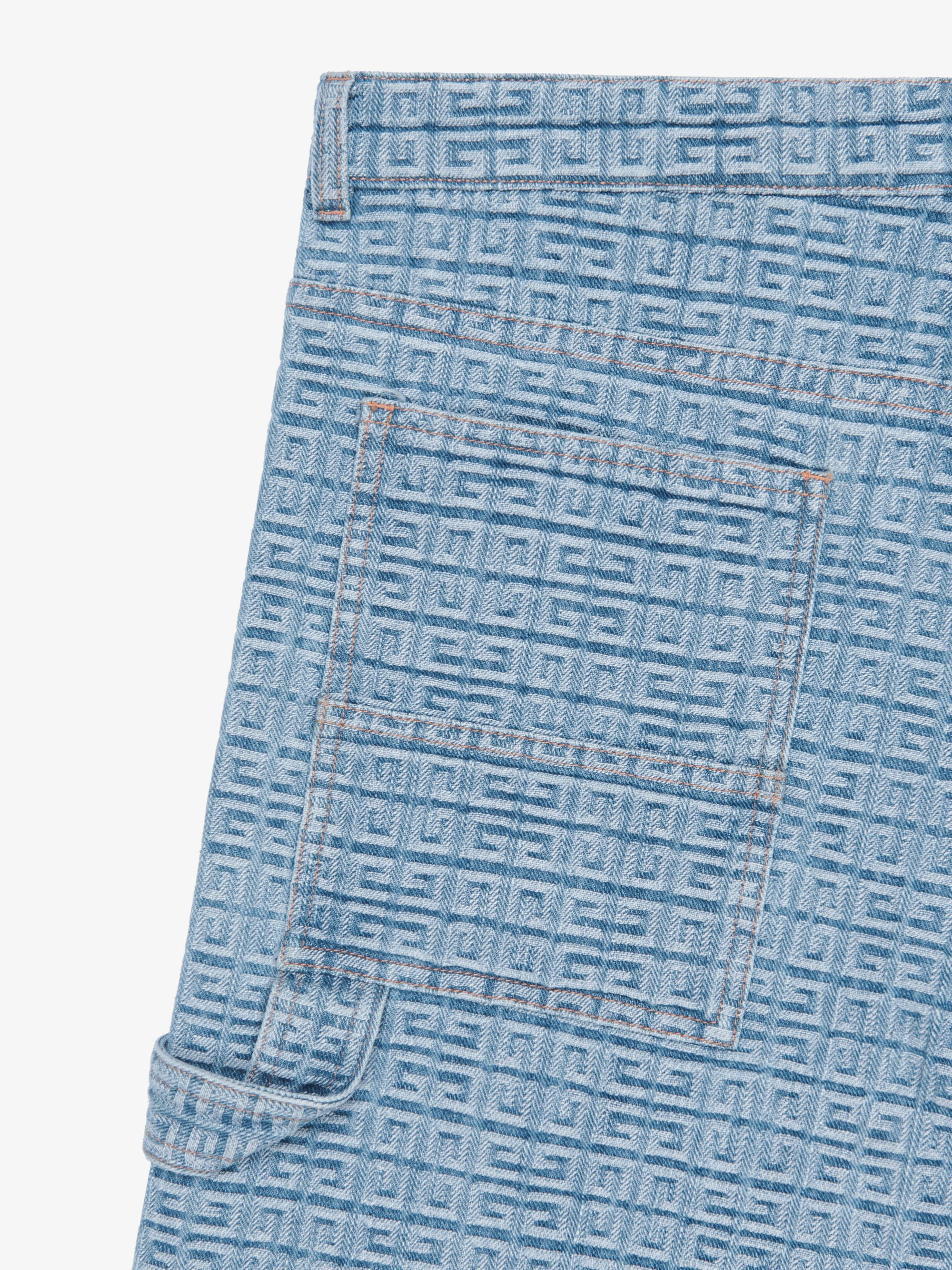 BIG 4G JACQUARD DENIM LIGHT BLUE