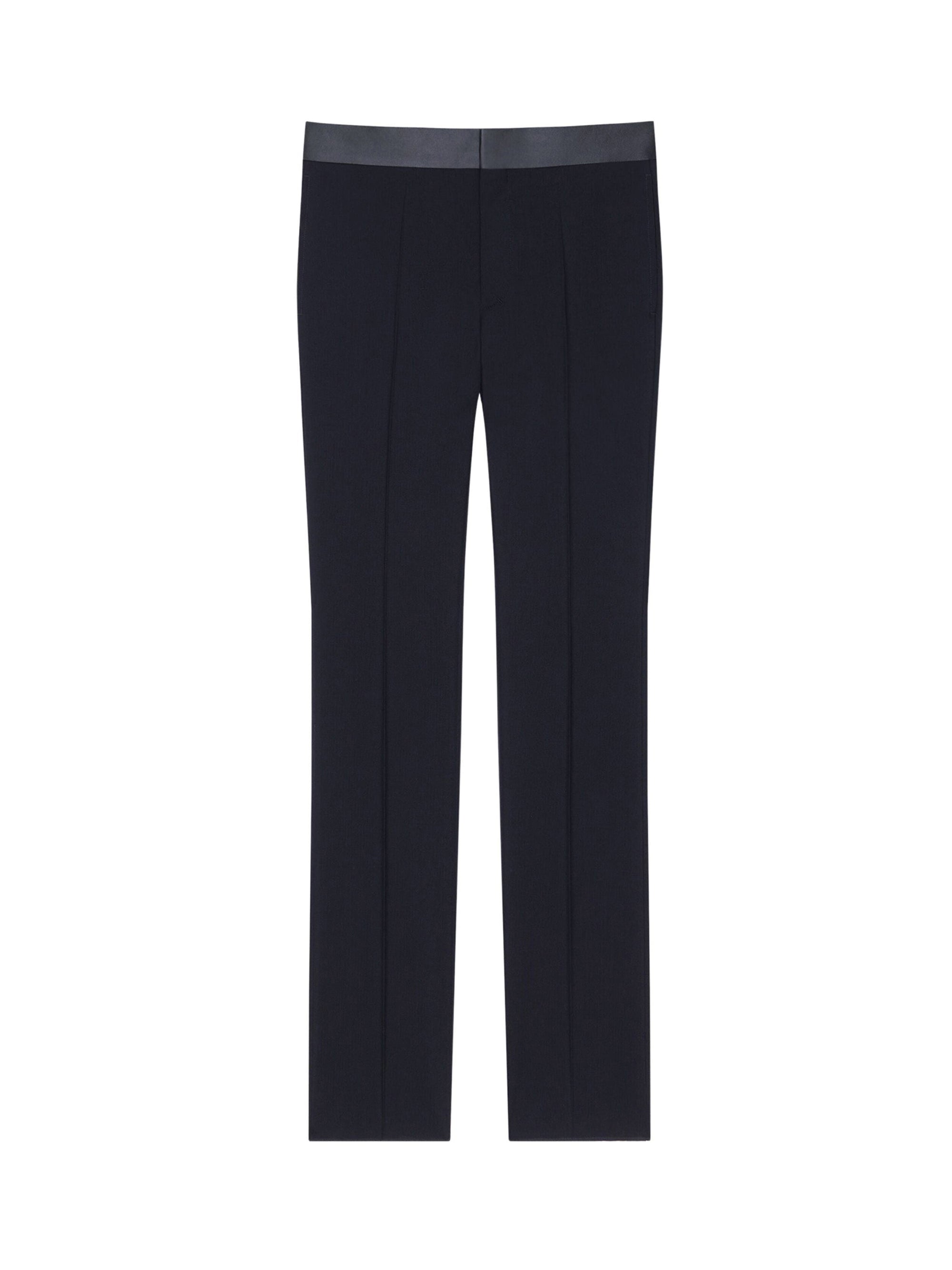 Pantalon de costume slim en laine - Night Blue