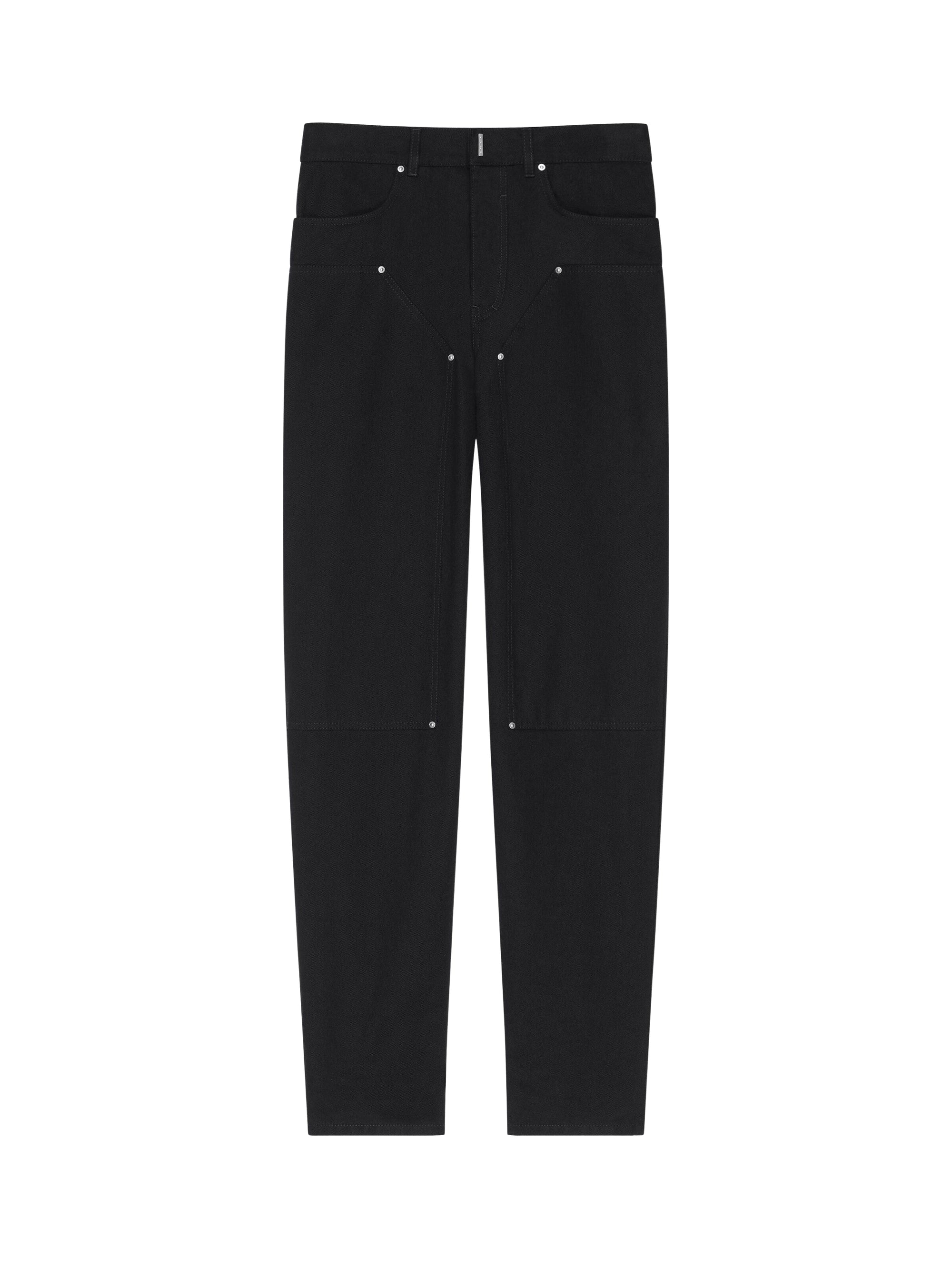 BLACK DENIM WITH RINSE