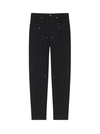 Pantalon carpenter en denim - Black