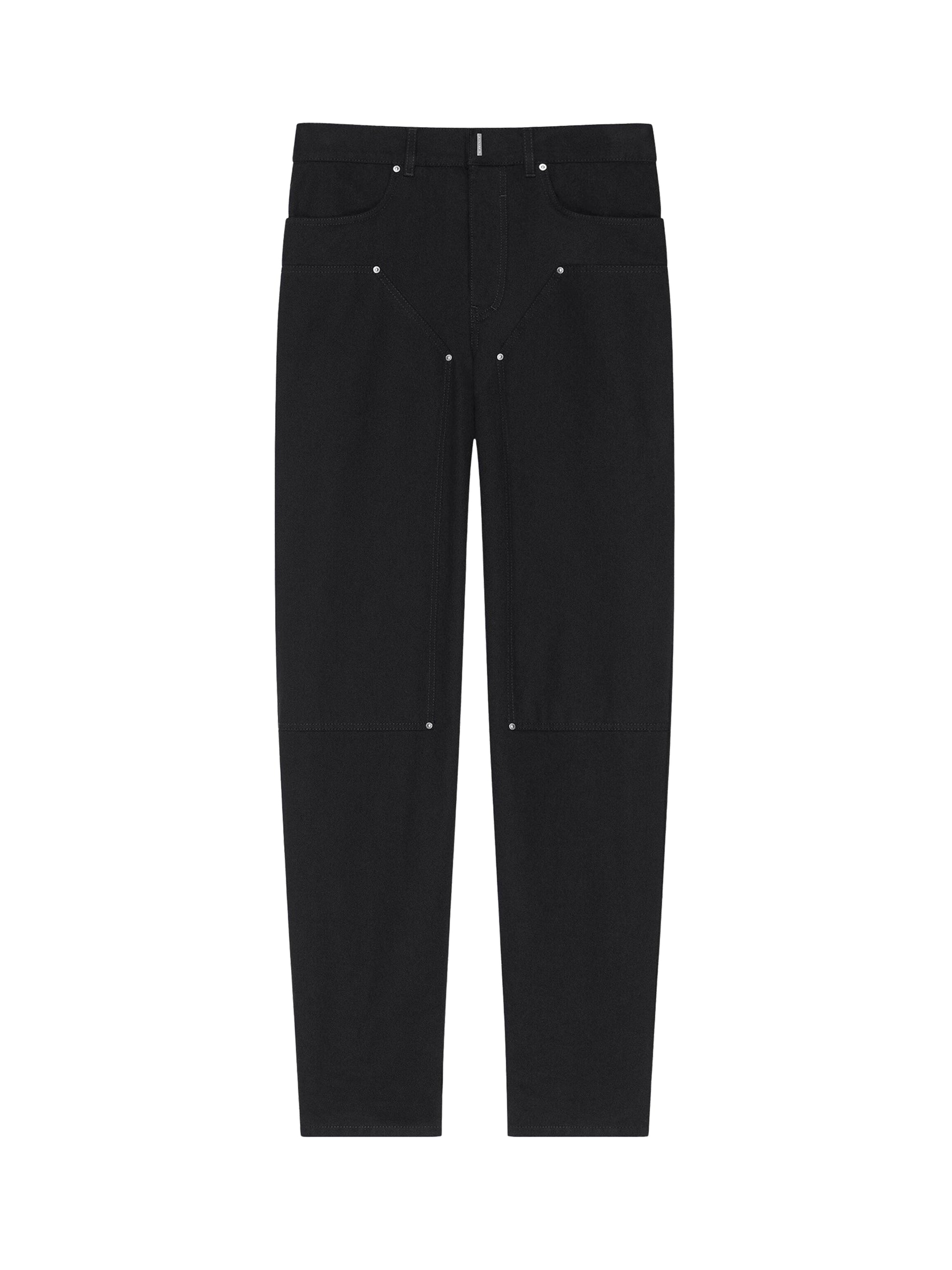 Pantalon carpenter en denim - Black