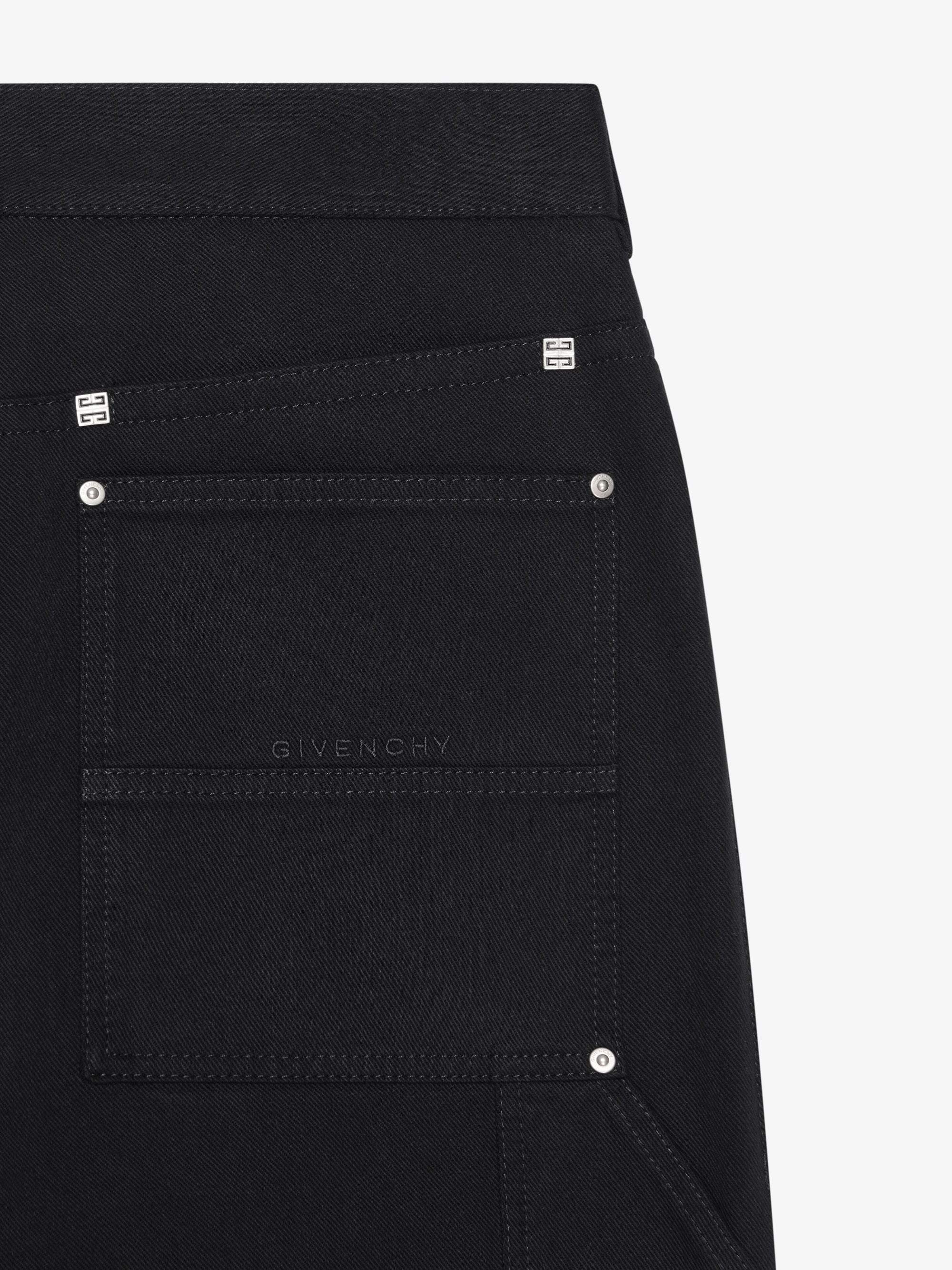 BLACK DENIM WITH RINSE