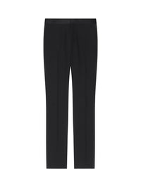 Pantalon de smoking Slim en laine - Black