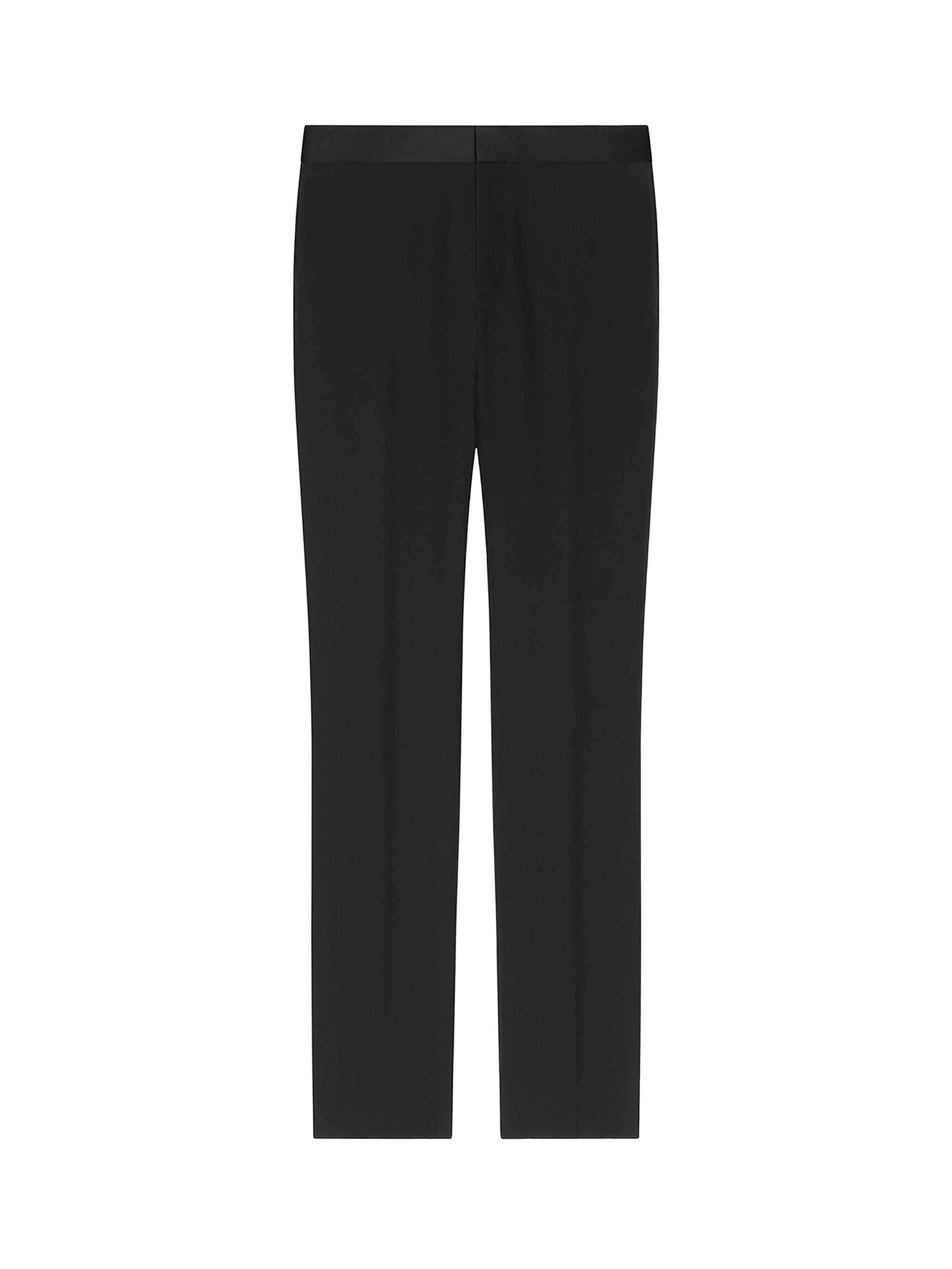 Pantalon de smoking Slim en laine - Black