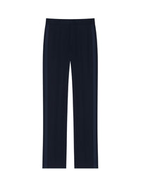 Pantalon de soirée à bande en laine - Night Blue