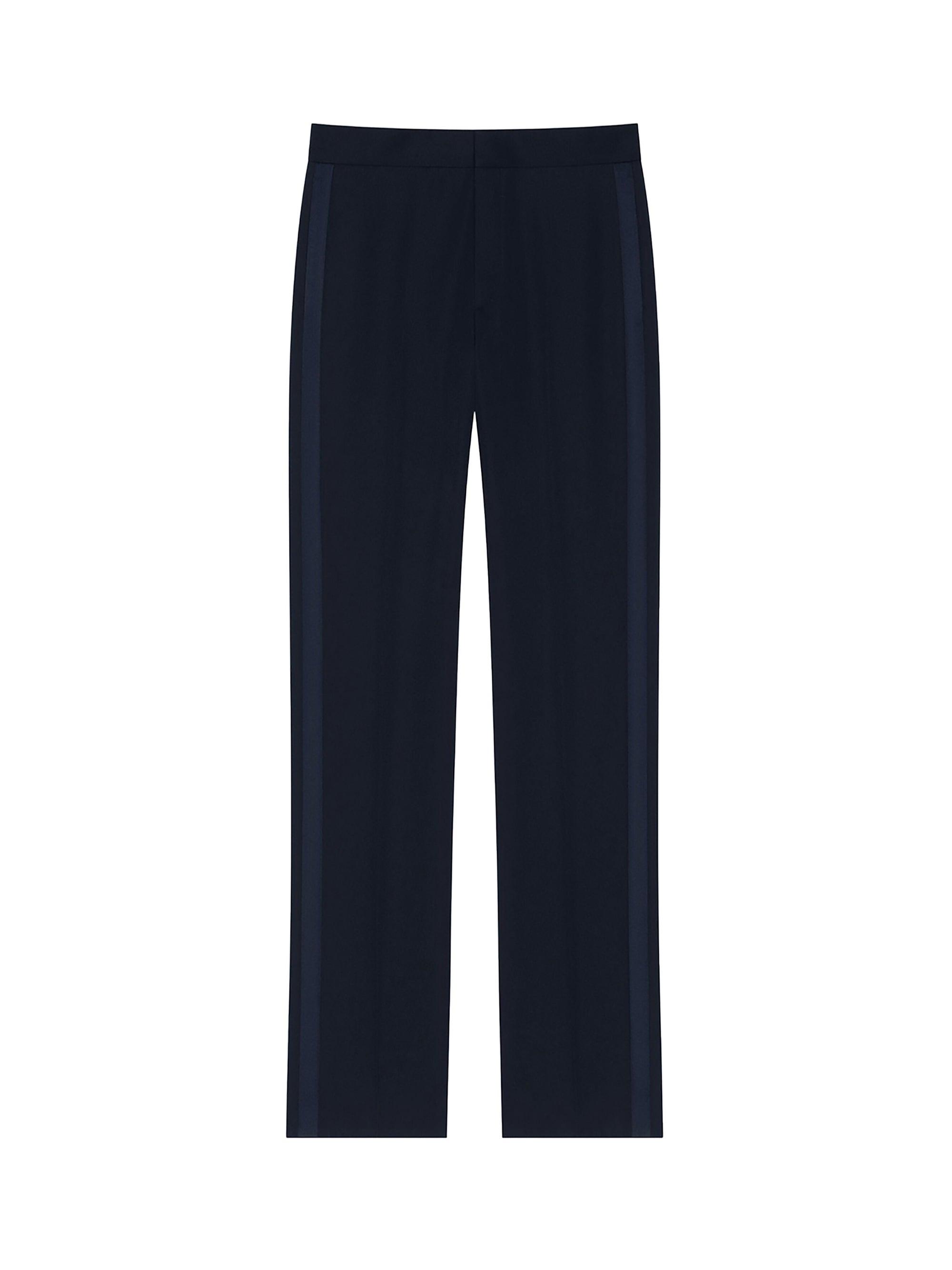 Pantalon de soirée à bande en laine - Night Blue