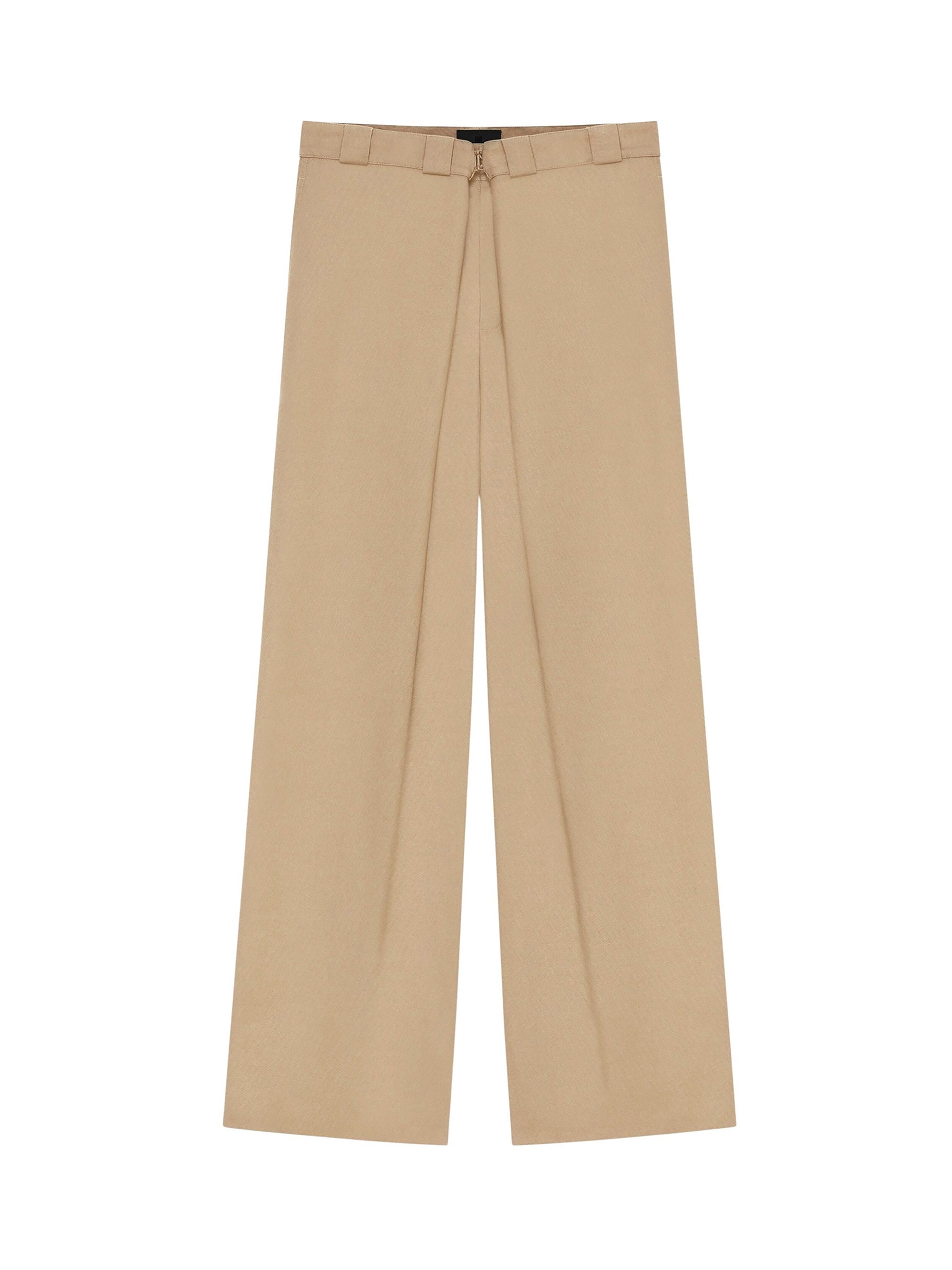 Extra Wide Chino Trousers - Beige