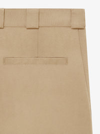 Extra Wide Chino Trousers - Beige