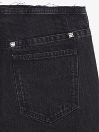 Bermuda en denim - Black