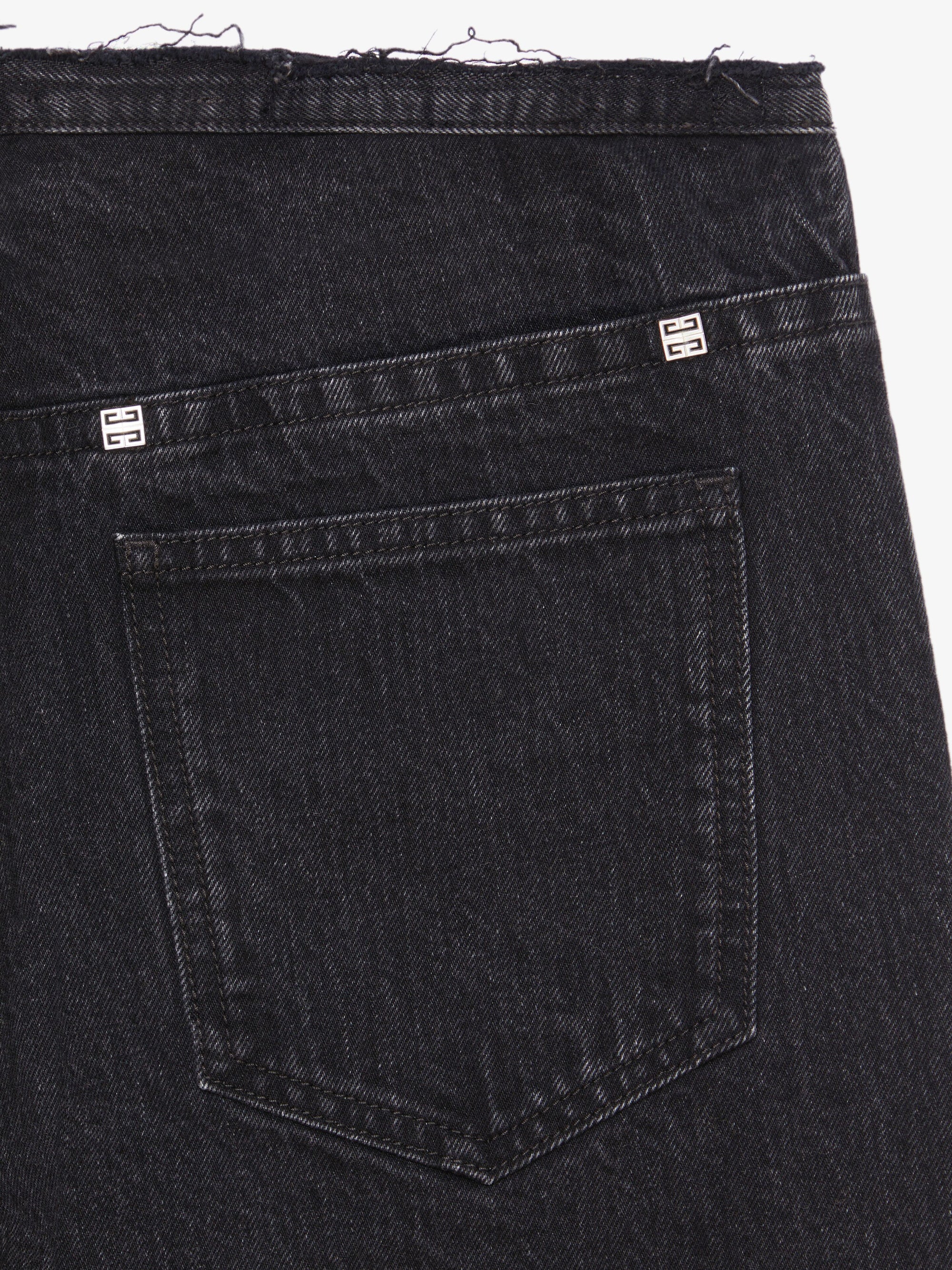 Bermuda en denim - Black