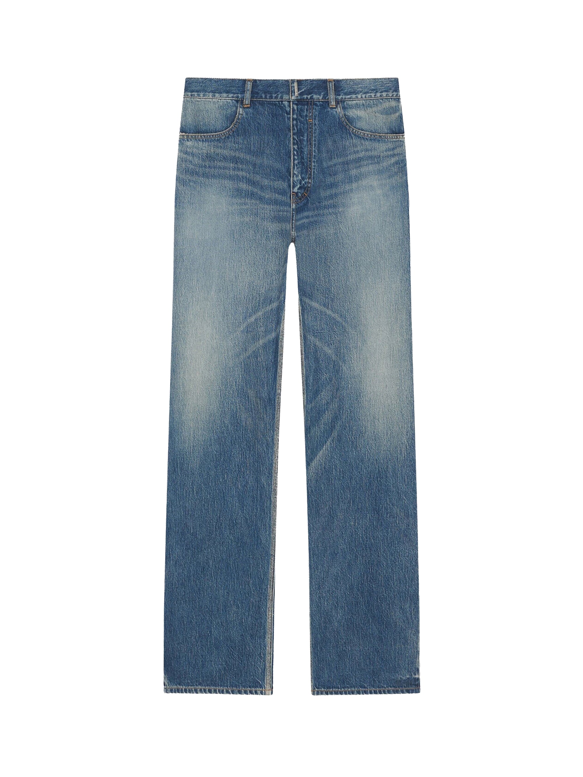 Jean coupe droite 5 poches - Medium Blue