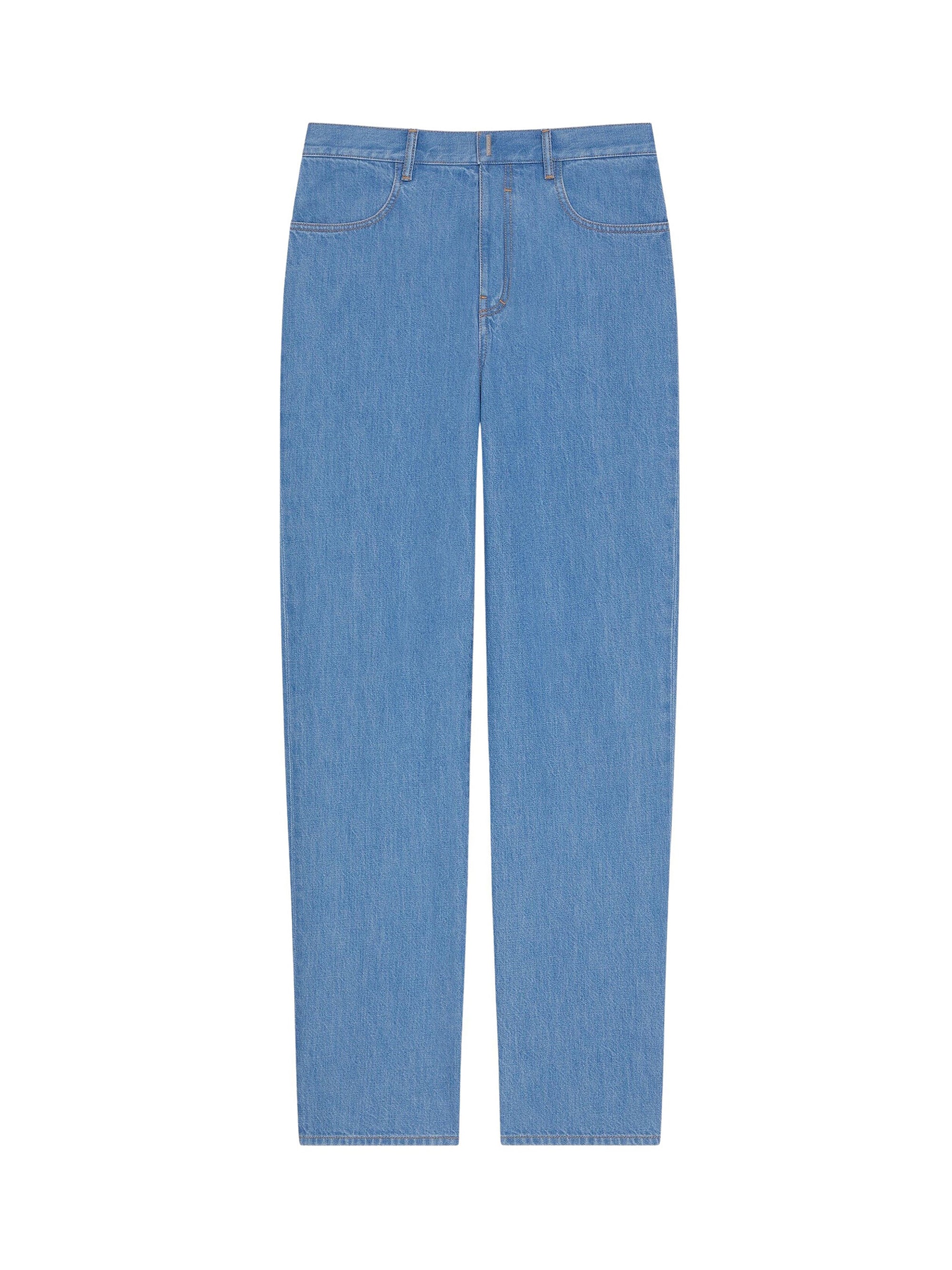 Jean avec rivets métalliques 4G- Bleu Clair