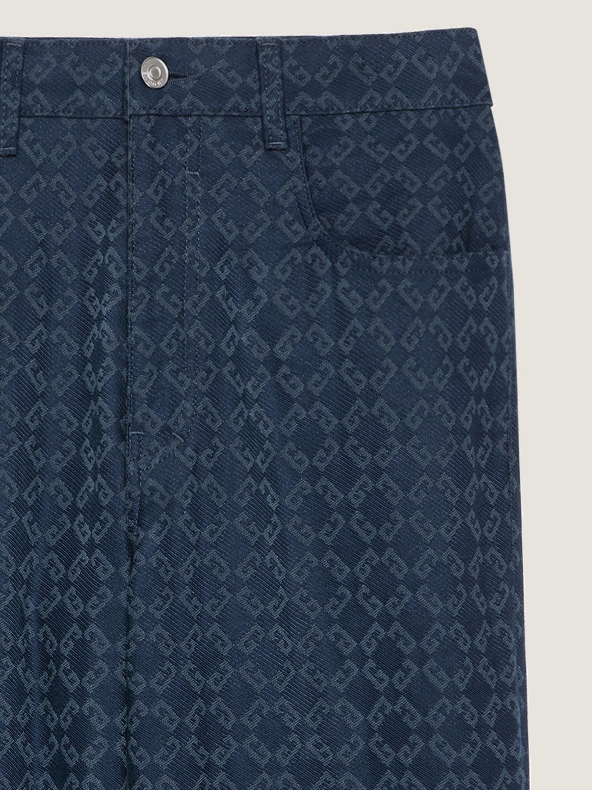 ROUND REGULAR FIT 5 POCKETS DENIM
