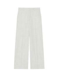 Pantalon extra large en laine - Chalk White