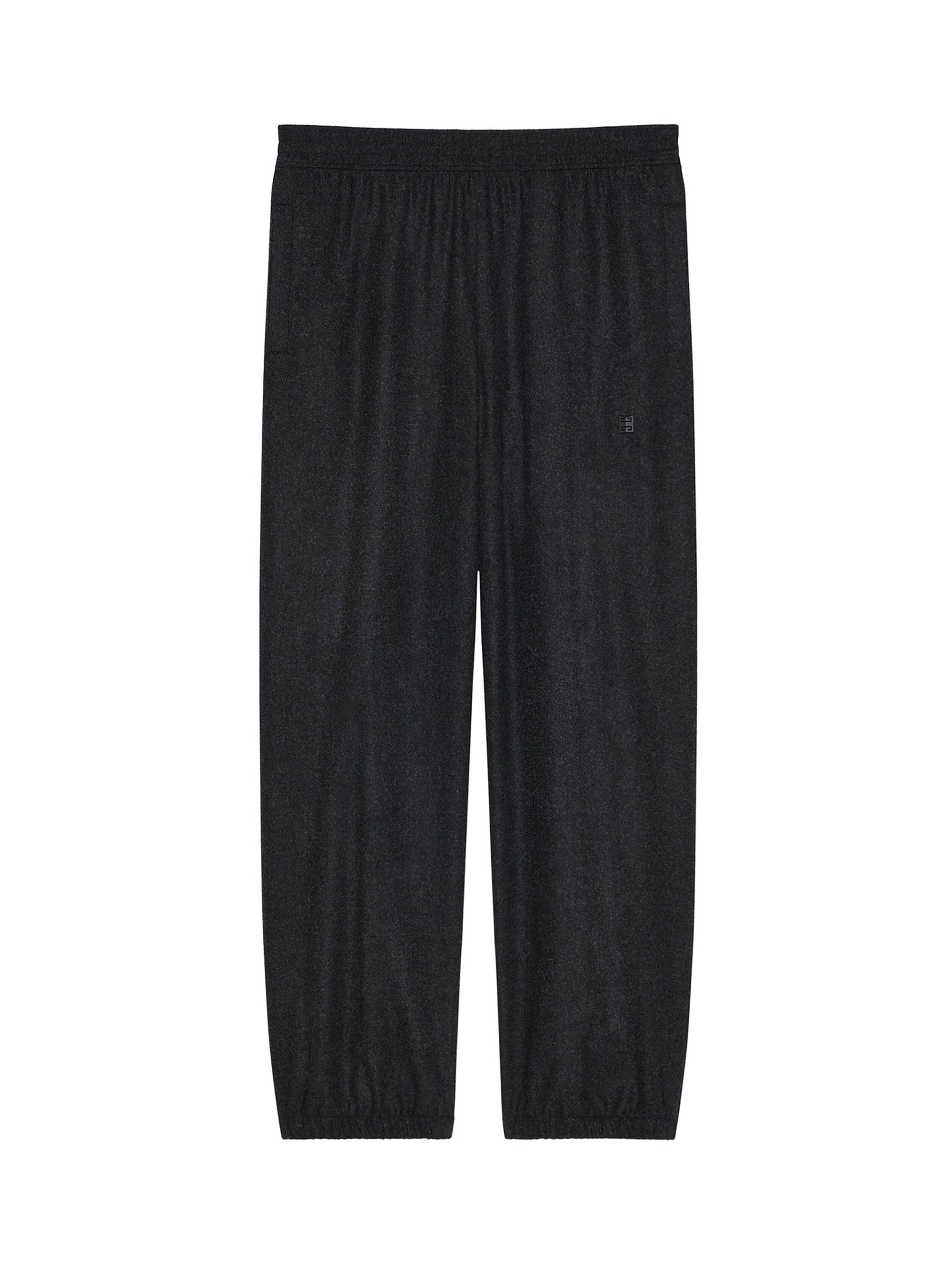 Pantalon de joggin à détail 4G en laine - Charcoal