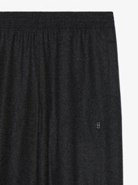 Pantalon de joggin à détail 4G en laine - Charcoal