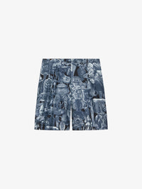 PLEATED FORMAL SHORT