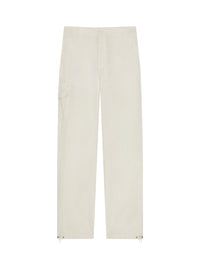 Pantalon en lin à rayures 4G - Ivory