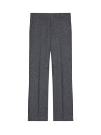 Wool Slim Fit Suit Pants - Medium Grey