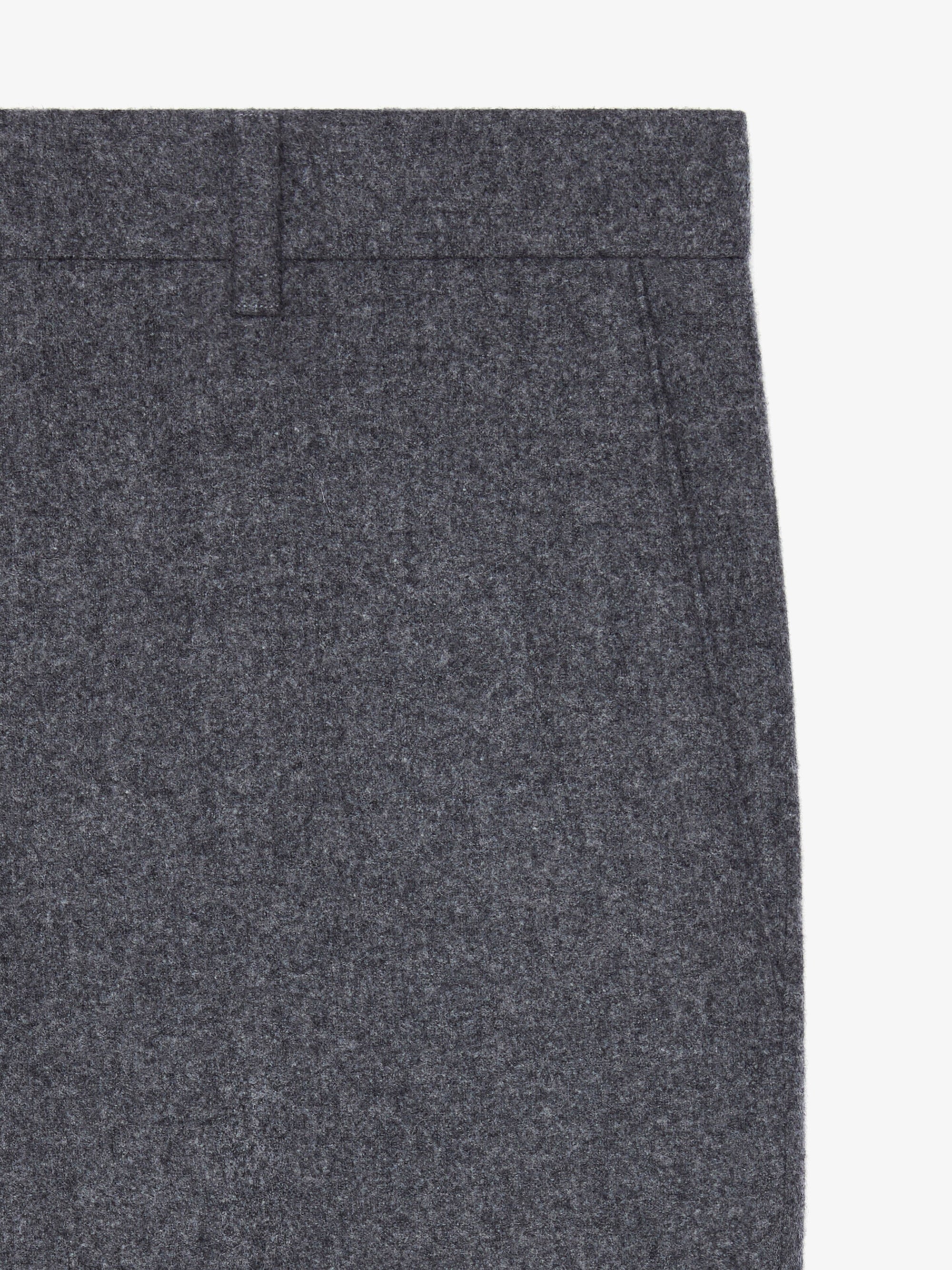 Wool Slim Fit Suit Pants - Medium Grey