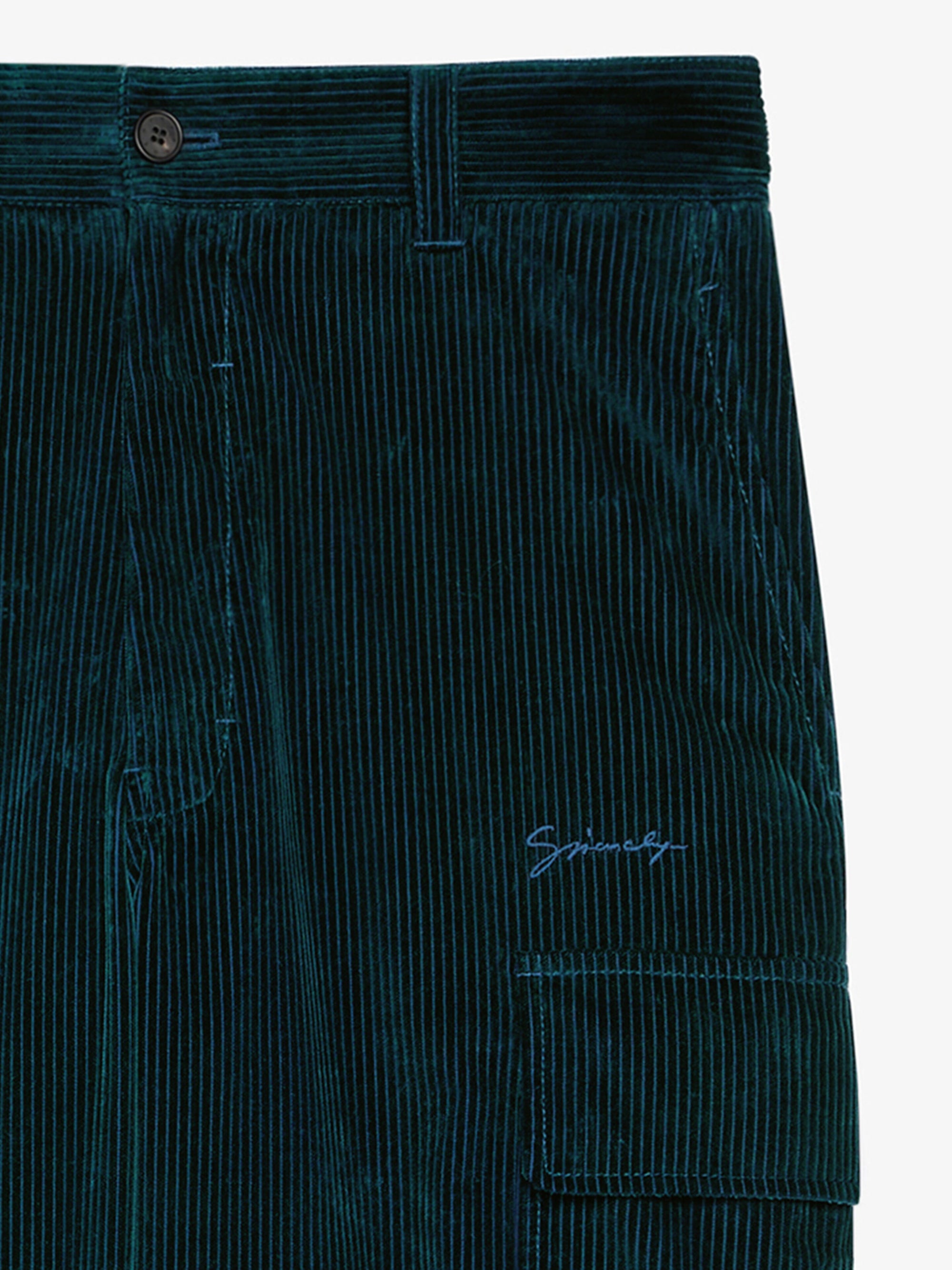 Pantalon cargo à poches soufflet - Fir Green