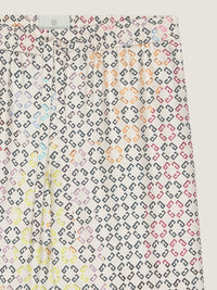 SILK TWILL COLORFUL MONOGRAM 72
