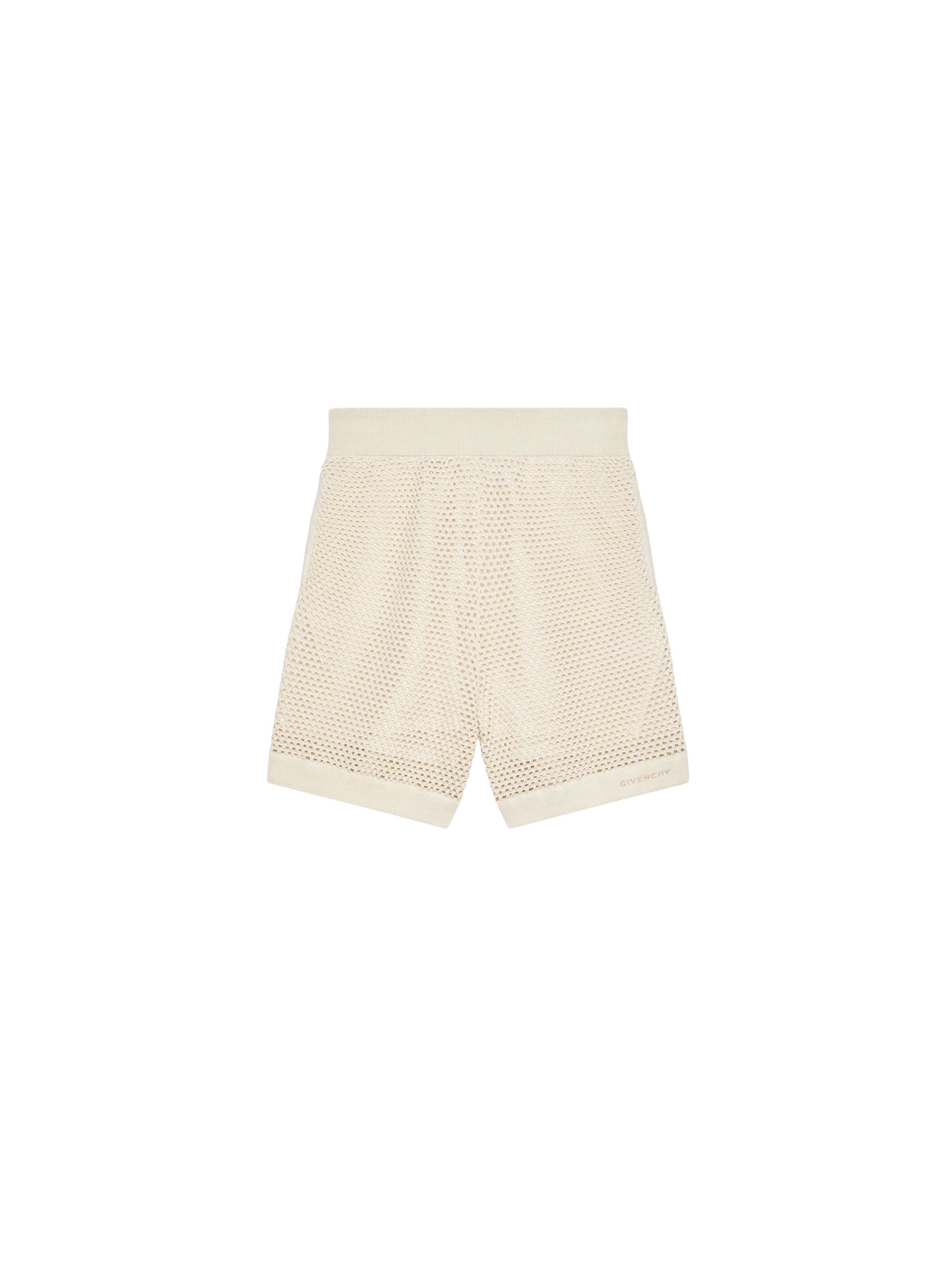 Corduroy shorts – Ecru