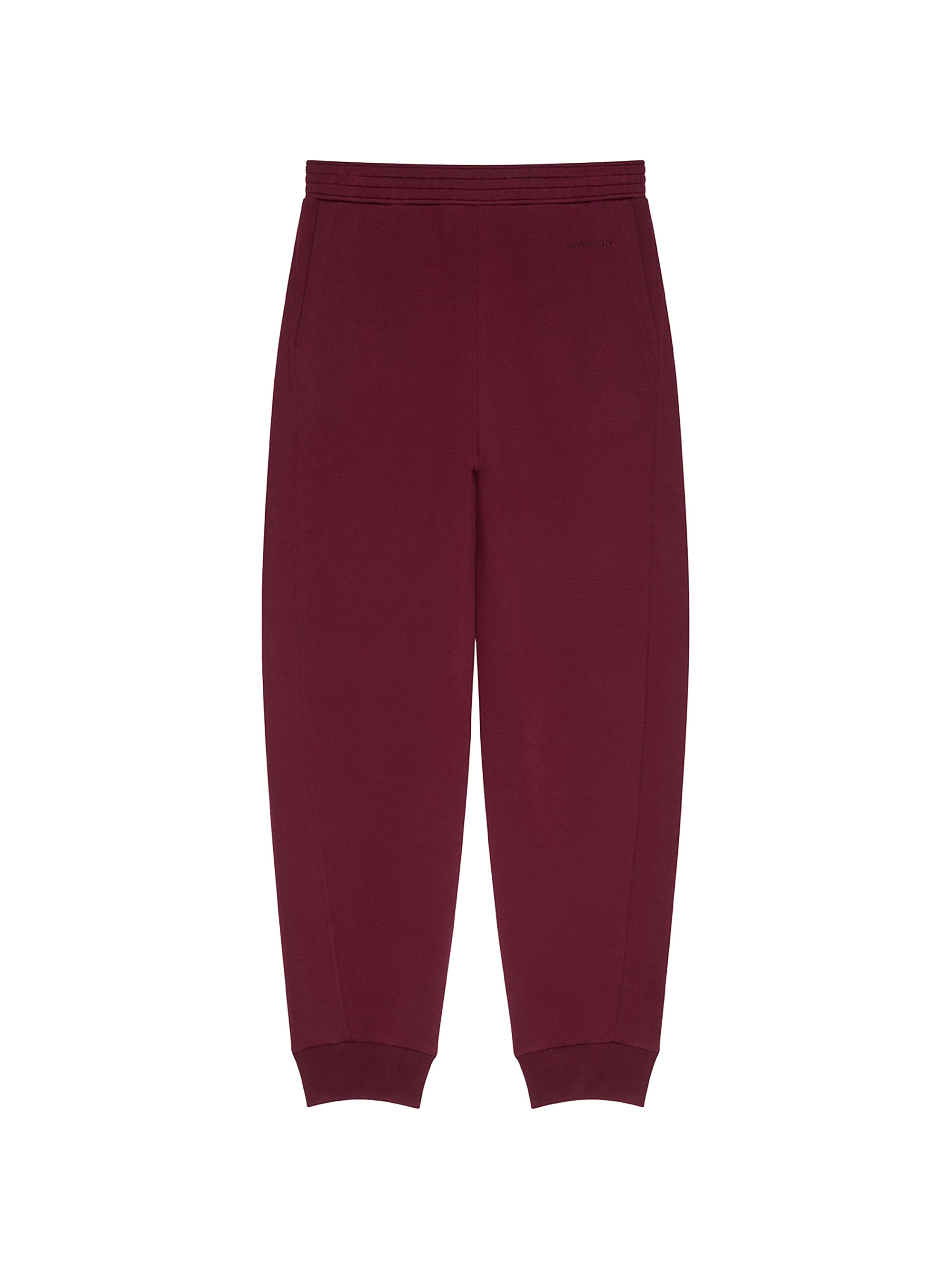 Couture Seam Tracksuit Trousers - Burgundy