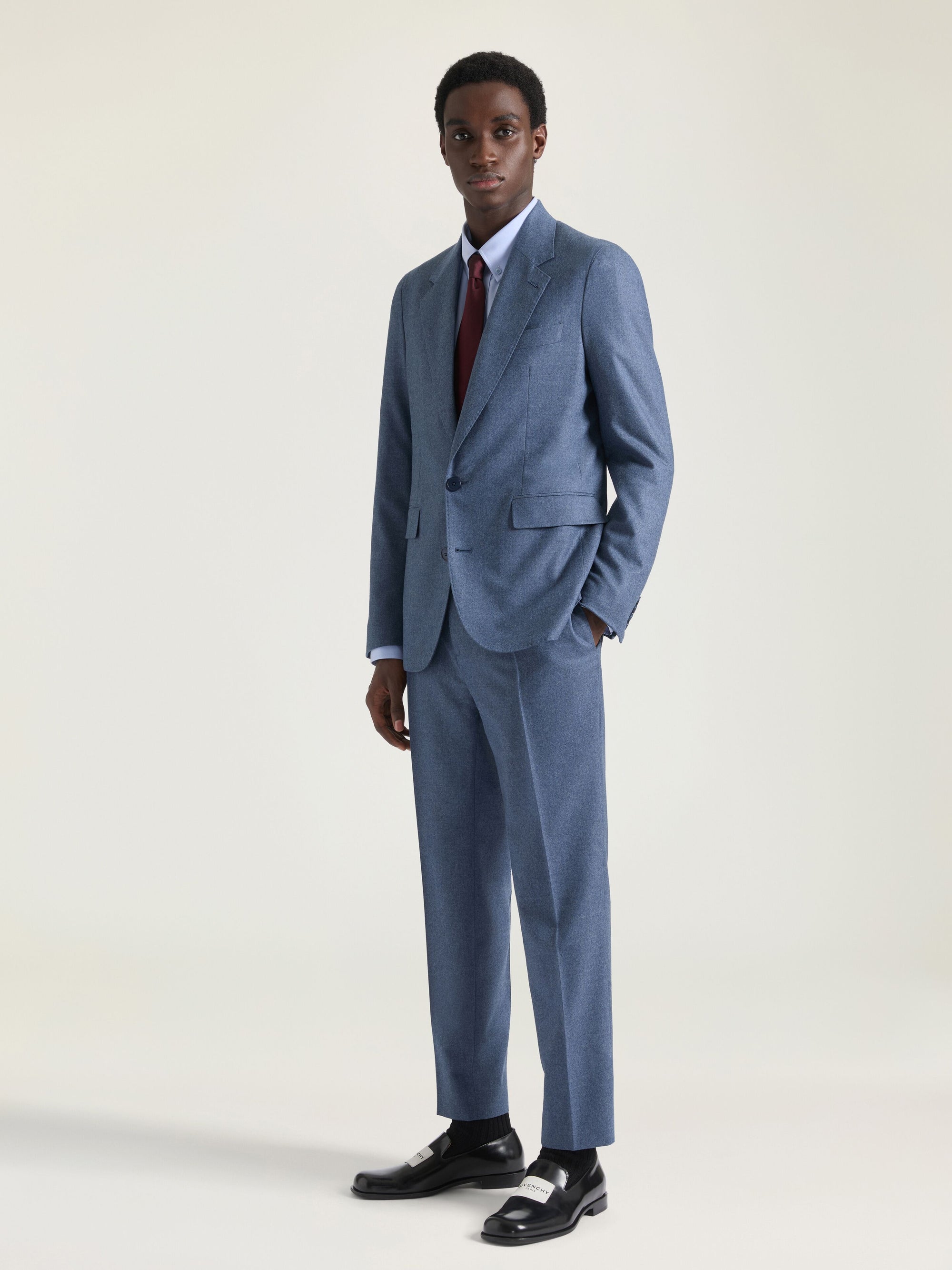 TWILL CHINE WOOL FLANNEL