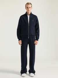 TRACK PANT PIN TUCK OPEN HEM CUFF