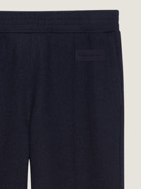 TRACK PANT PIN TUCK OPEN HEM CUFF