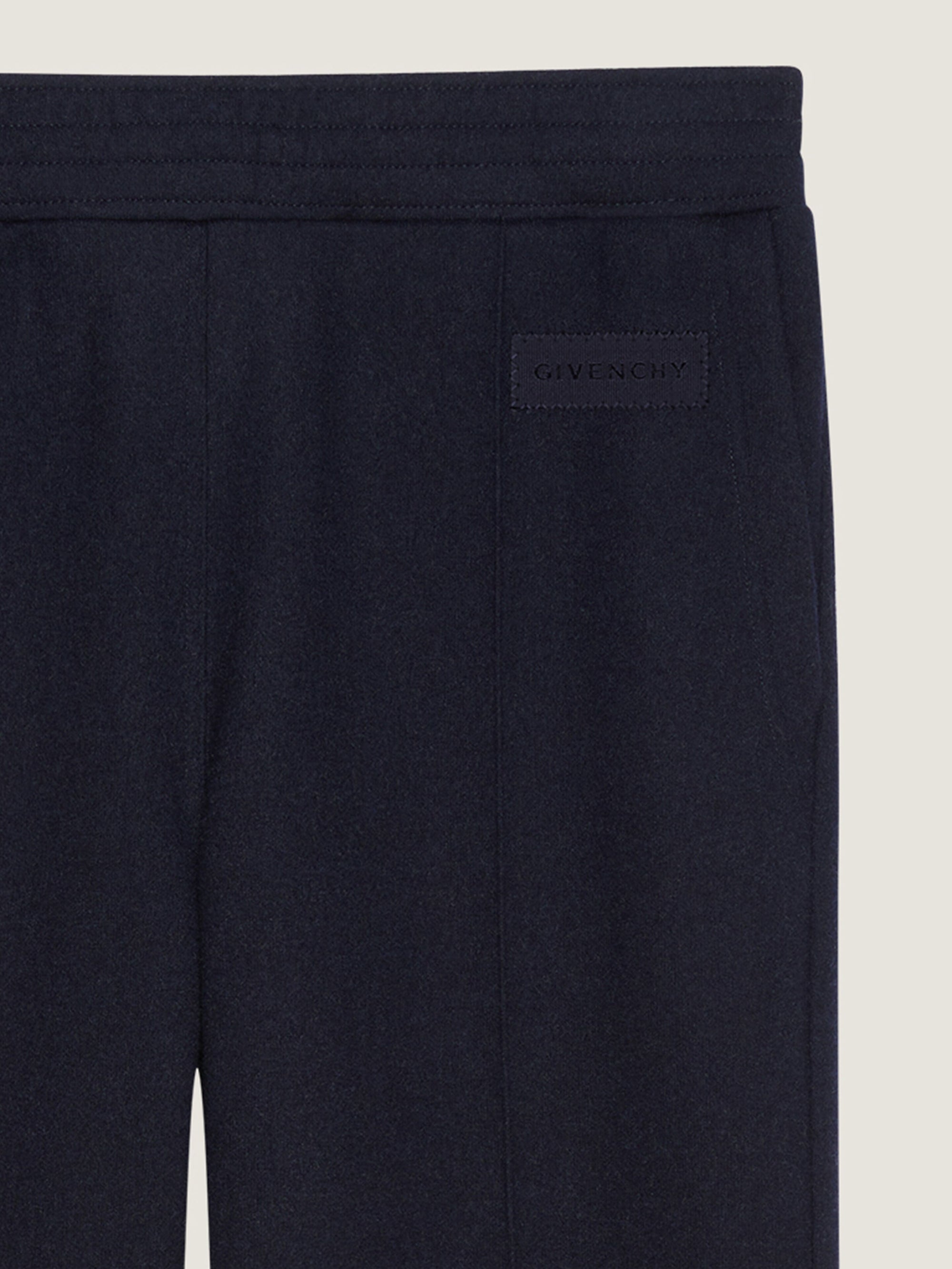 TRACK PANT PIN TUCK OPEN HEM CUFF