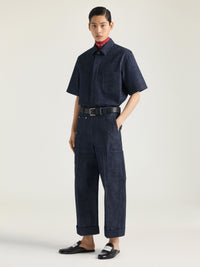 HERRINGBONE DENIM BRUT