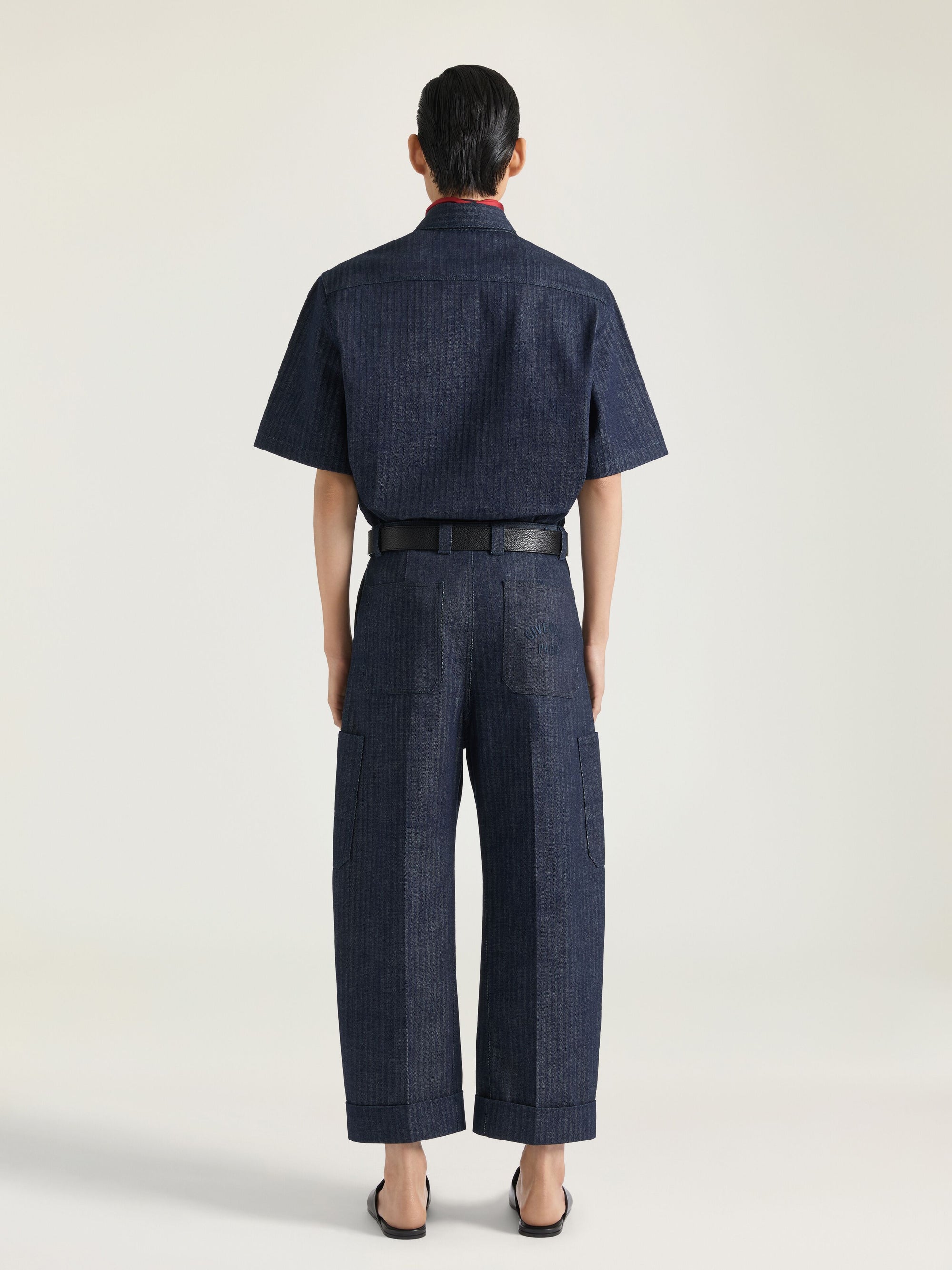 HERRINGBONE DENIM BRUT