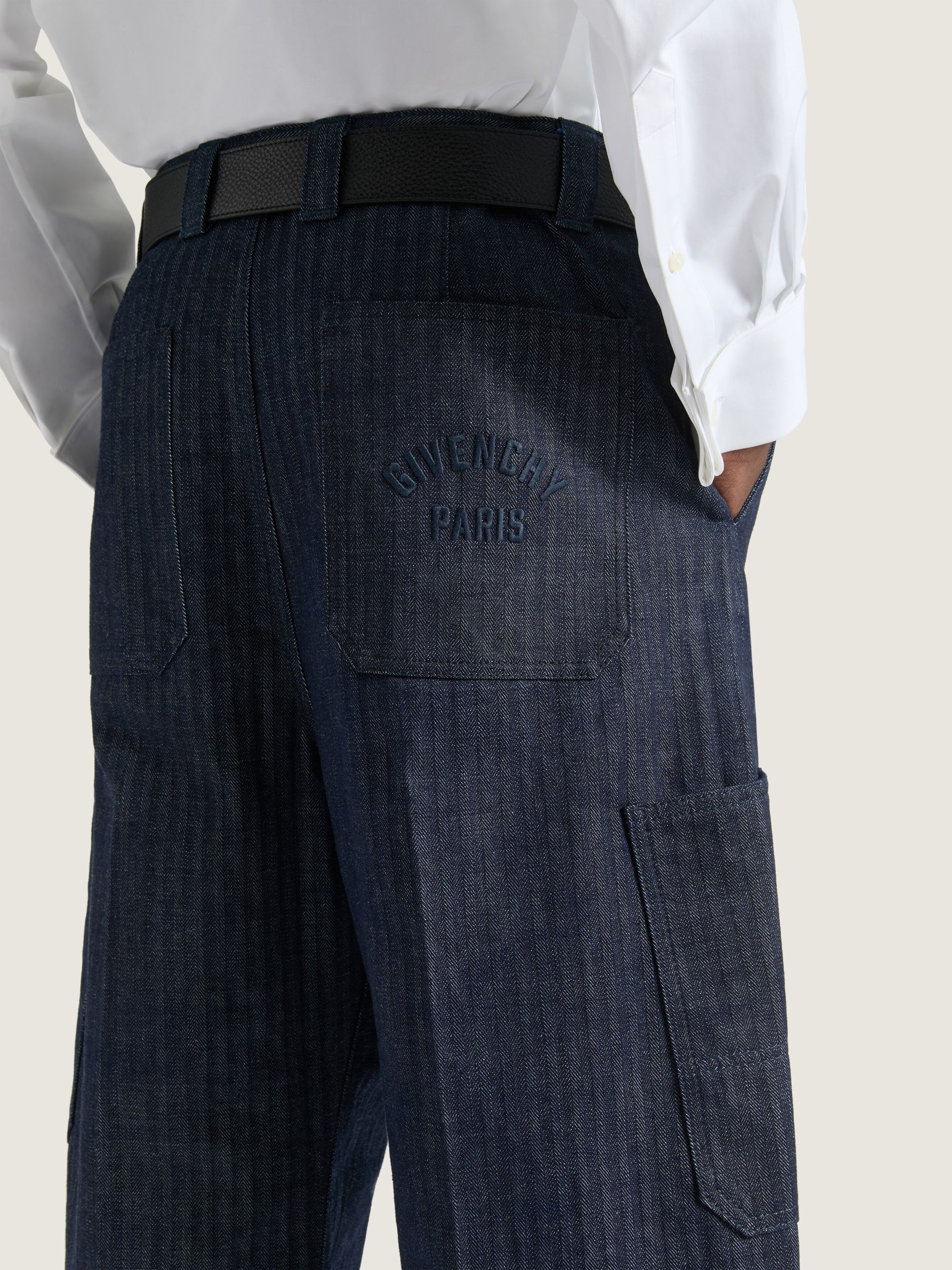 HERRINGBONE DENIM BRUT