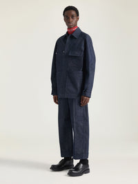 HERRINGBONE DENIM BRUT