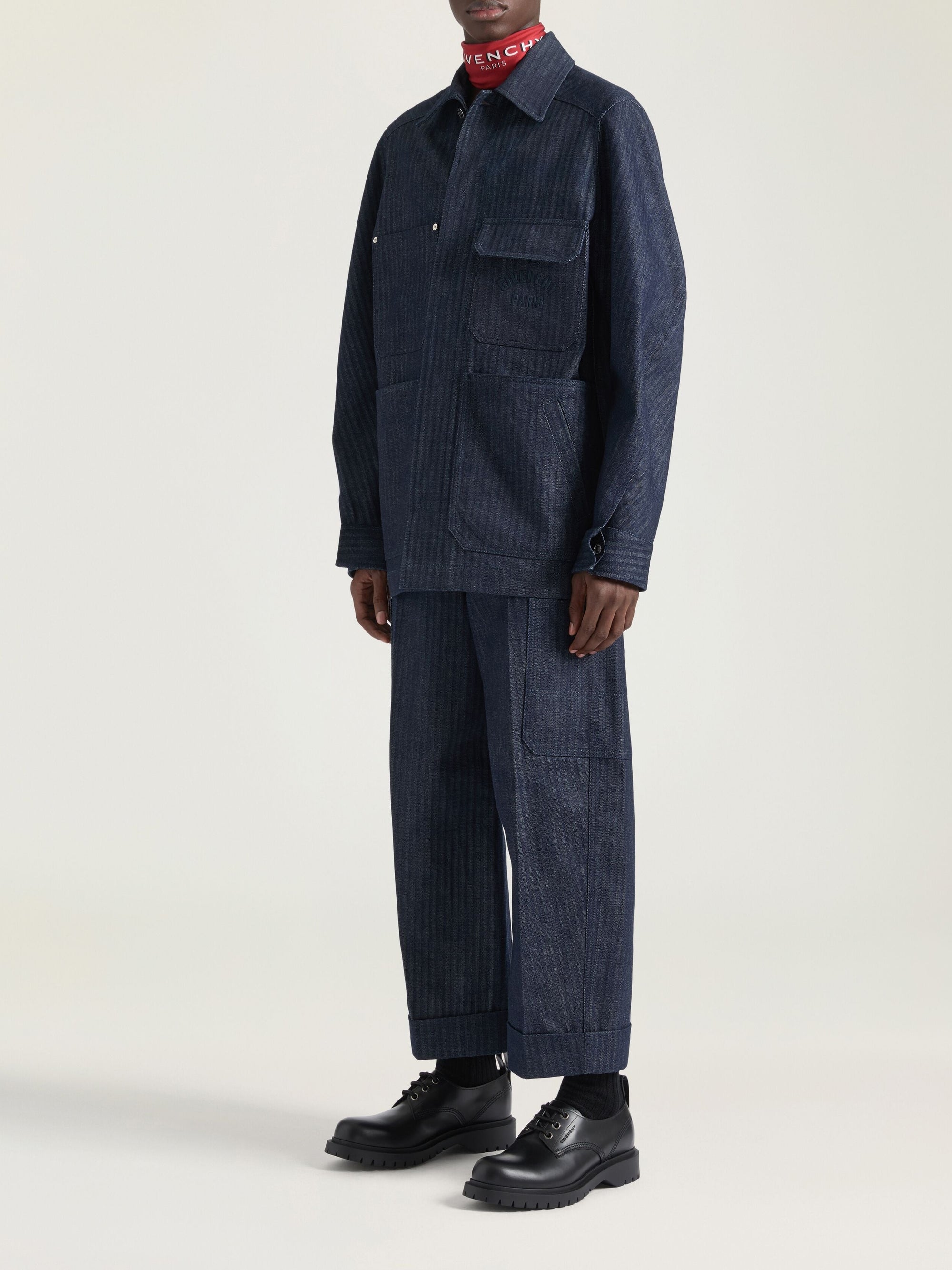 Pantalon cargo Couture seam - Dark Blue