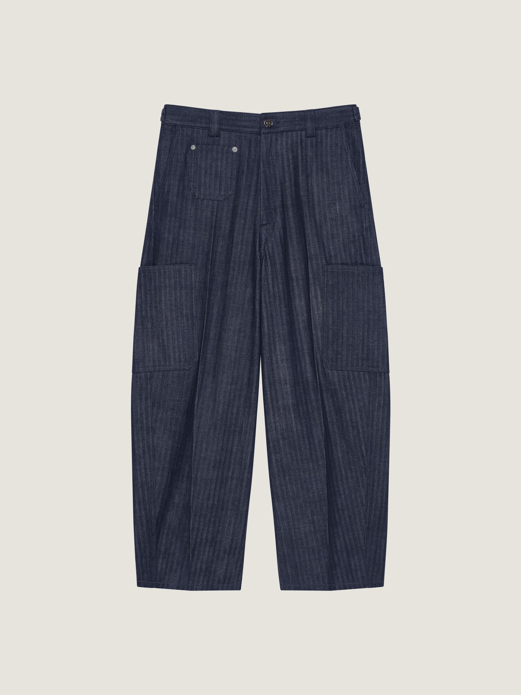HERRINGBONE DENIM BRUT