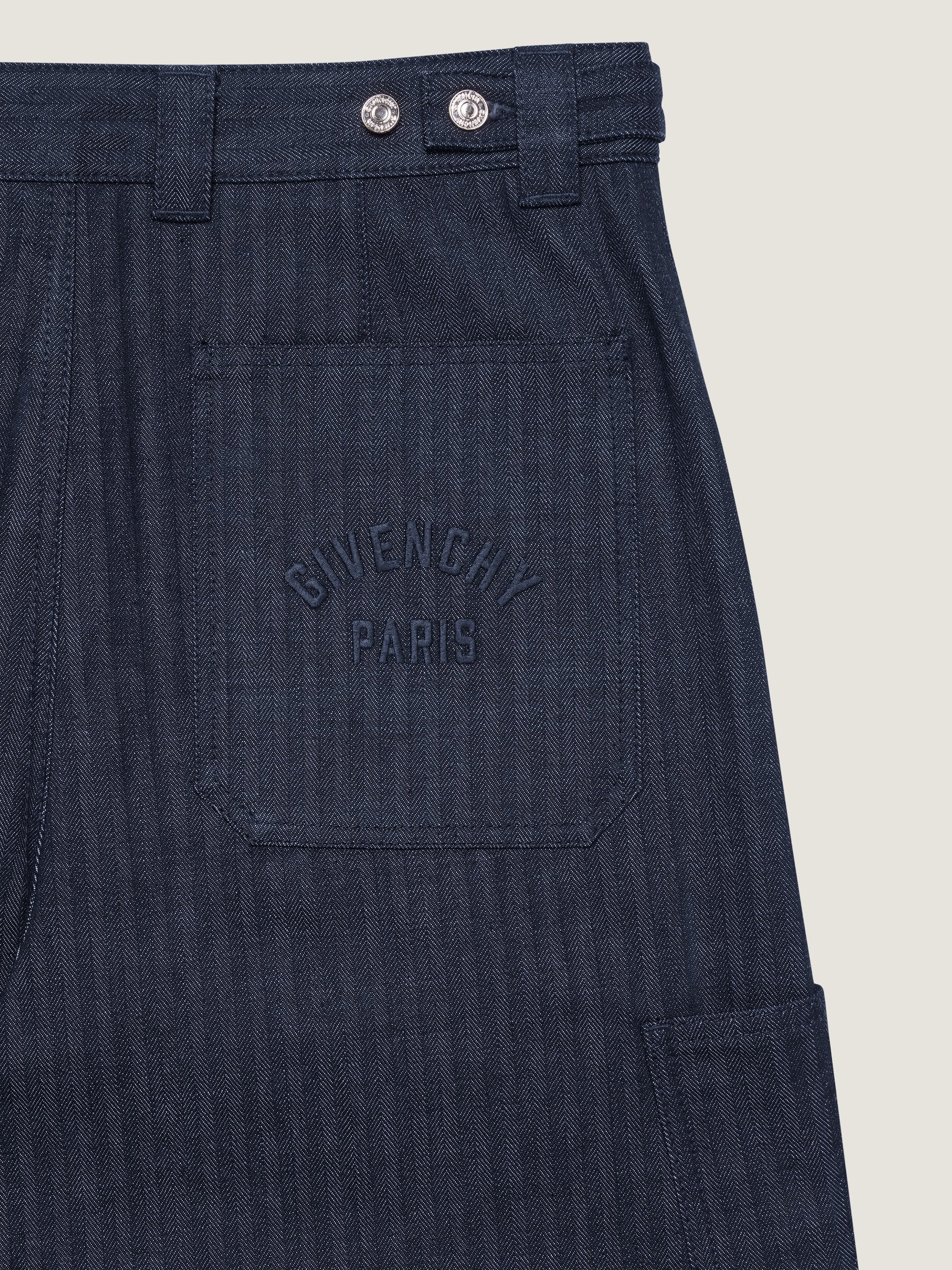 HERRINGBONE DENIM BRUT