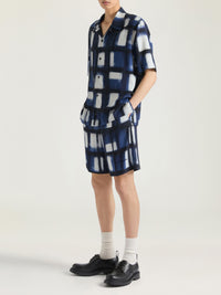 Short à ceinture élastiquée - Dark Blue
