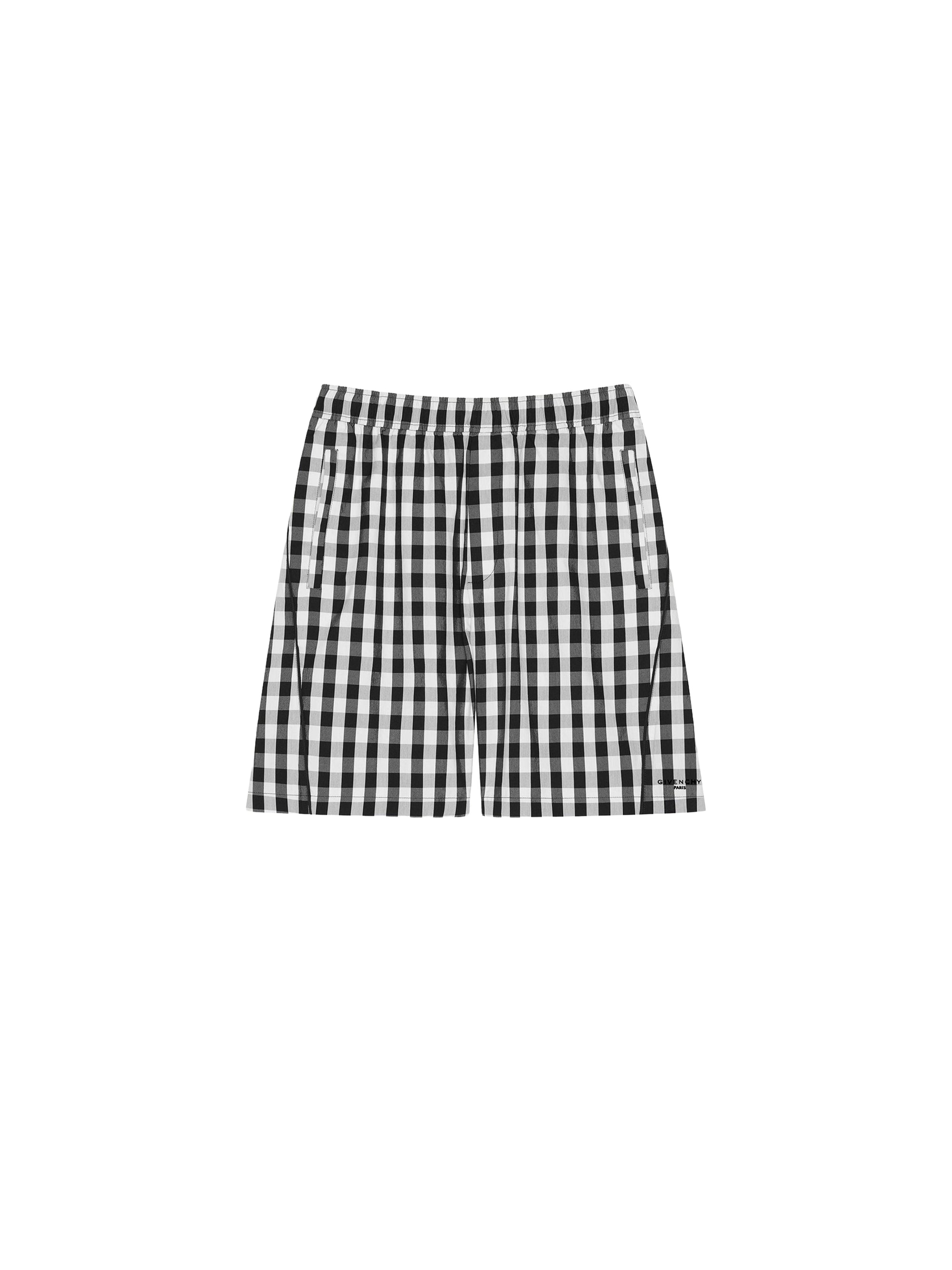 Short à ceinture élastiquée - Black & White
