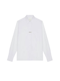 Chemise Metal bar coupe contemporaine - White