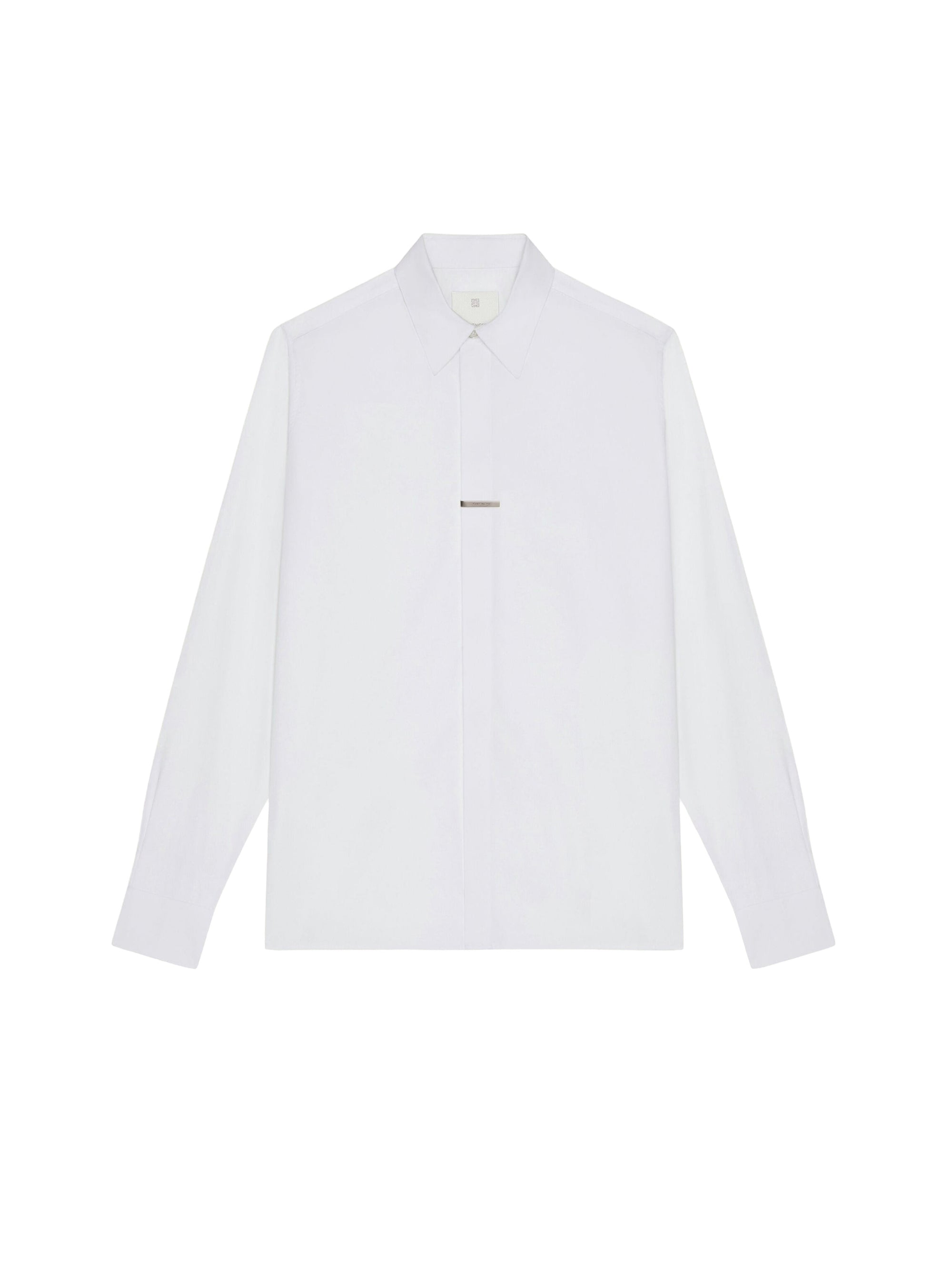 Chemise Metal bar coupe contemporaine - White