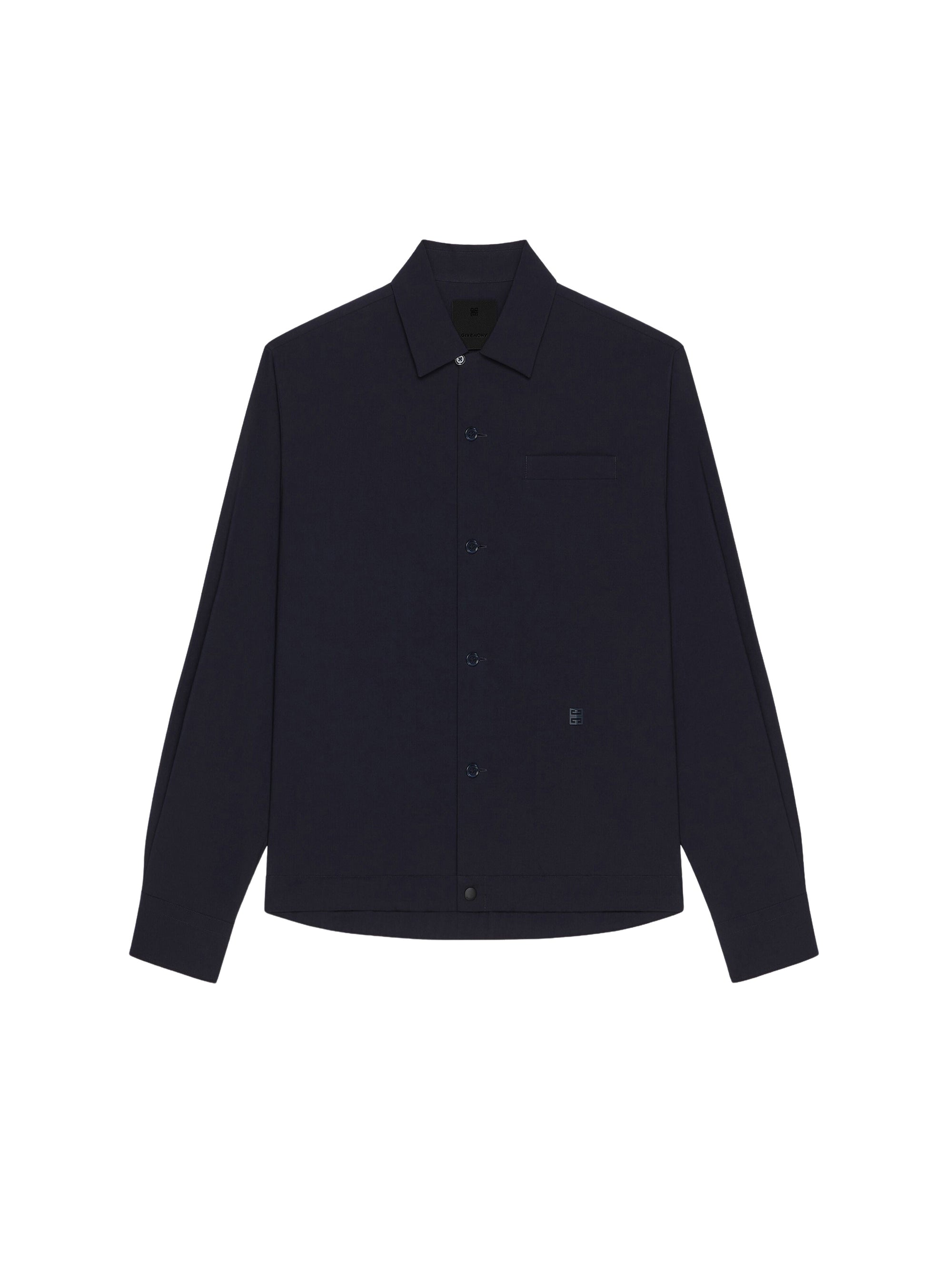 Surchemise en laine - Night Blue
