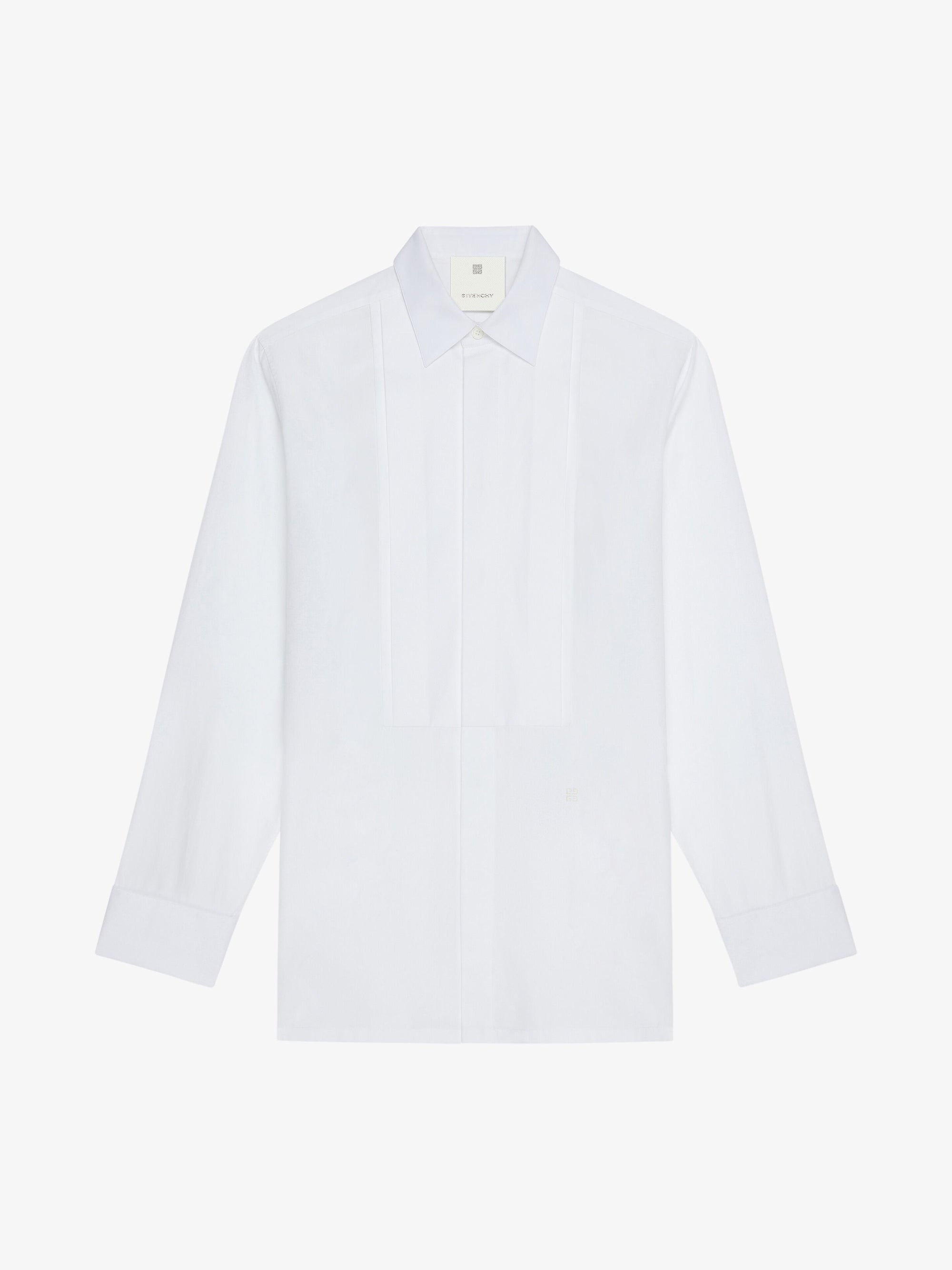 EVENING PLEATED PLASTRON TUXEDO SHIRT