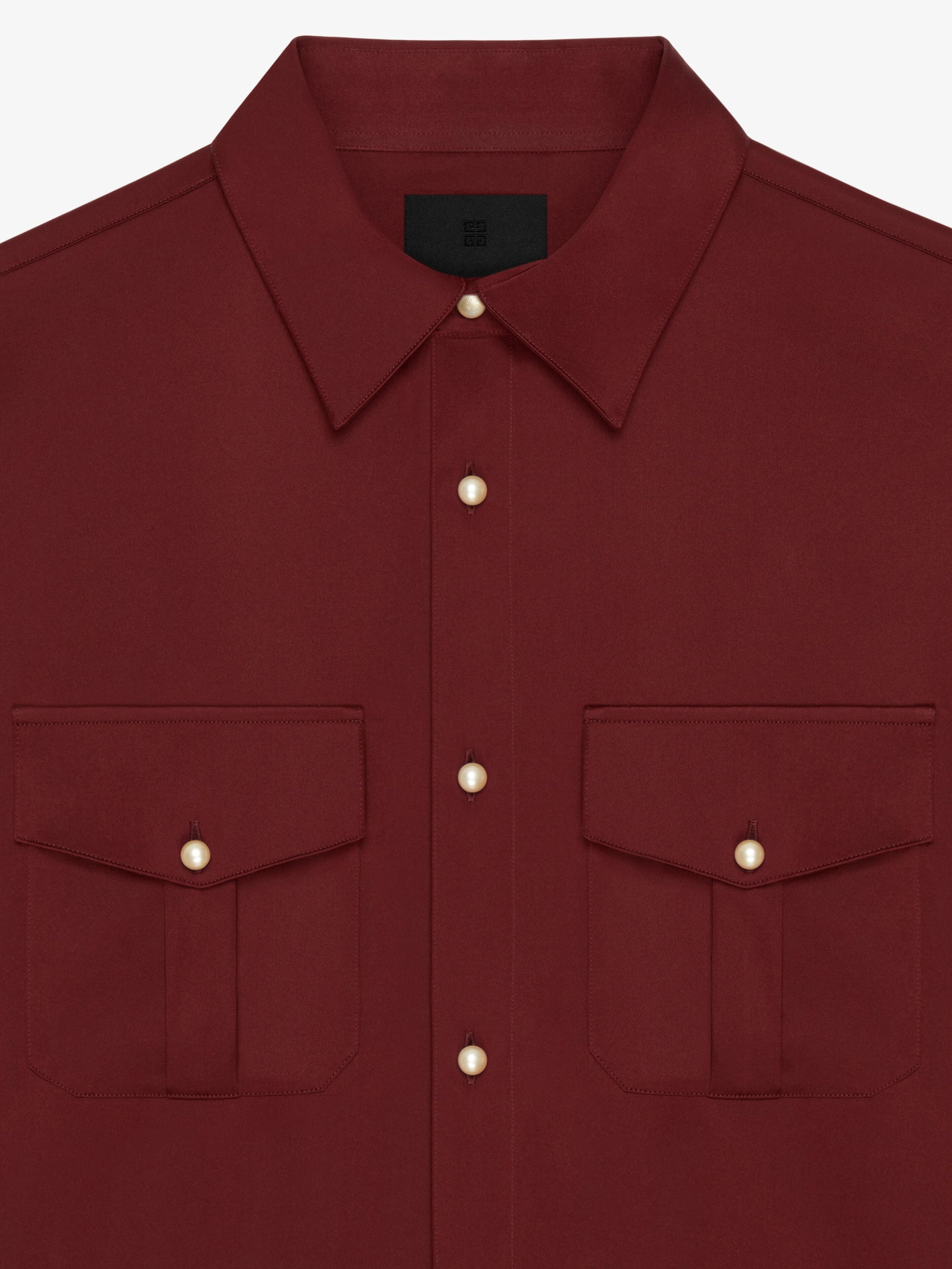 TIGHT FIT SHIRT WITH POCKETS