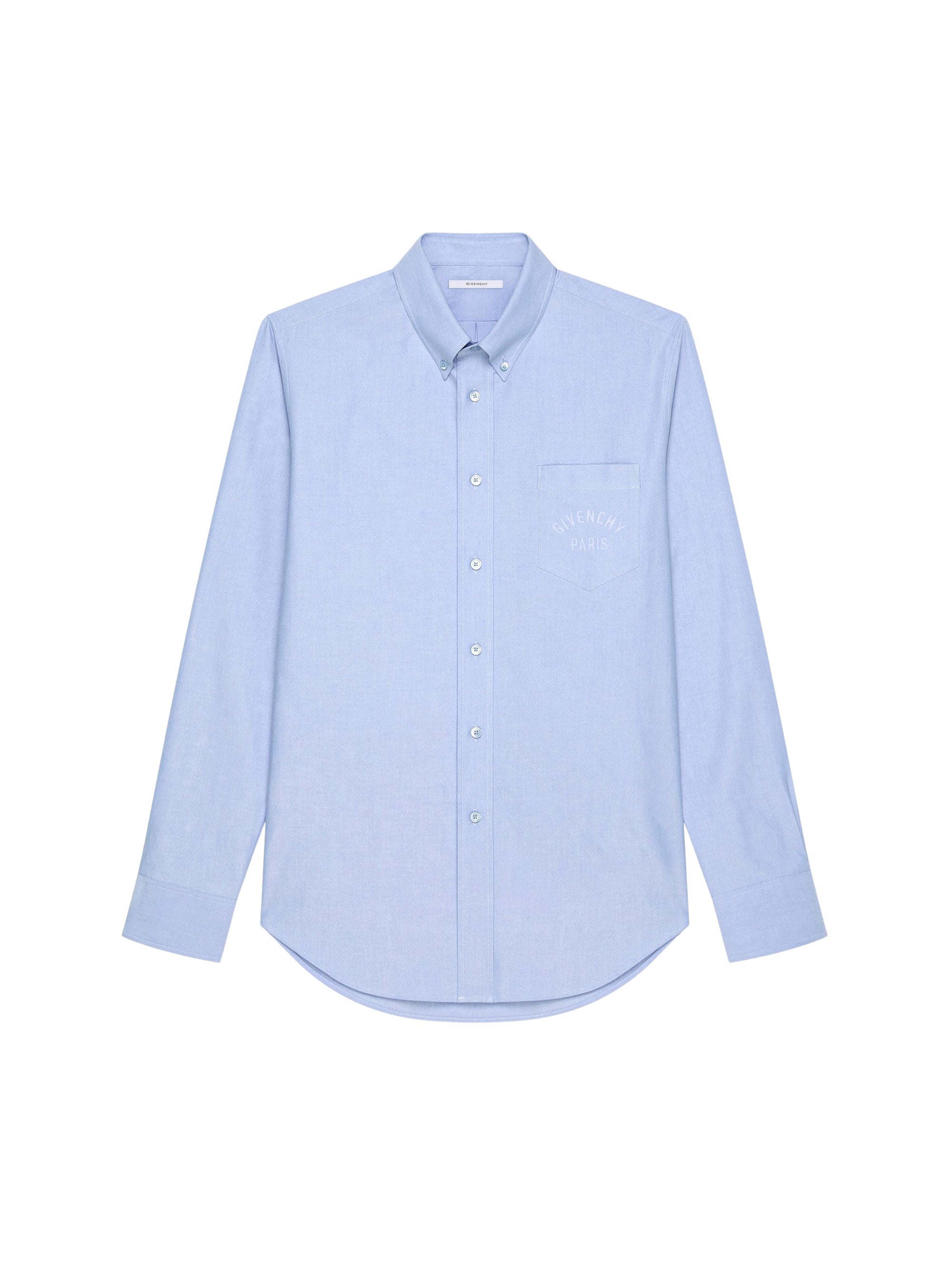 Chemise coupe classique boutonnée - Baby Blue