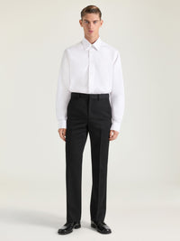 CLASSIC SHIRT STRAIGHT HEM NO BT DOWN